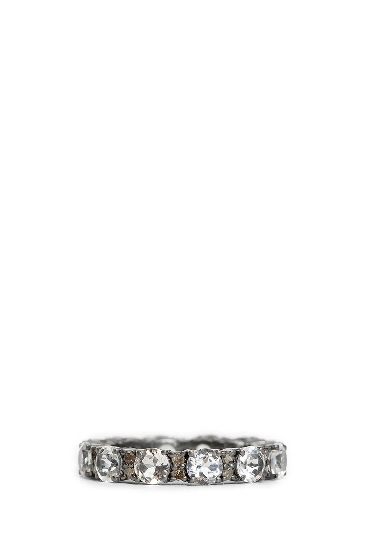 K- 49 Shama Topaz and Diamond Band Ring - Antonioli.eu