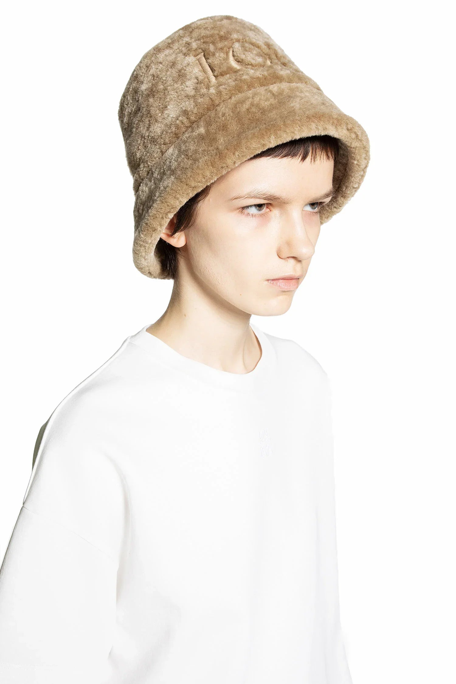 LOEWE WOMAN BEIGE HATS - Antonioli.eu