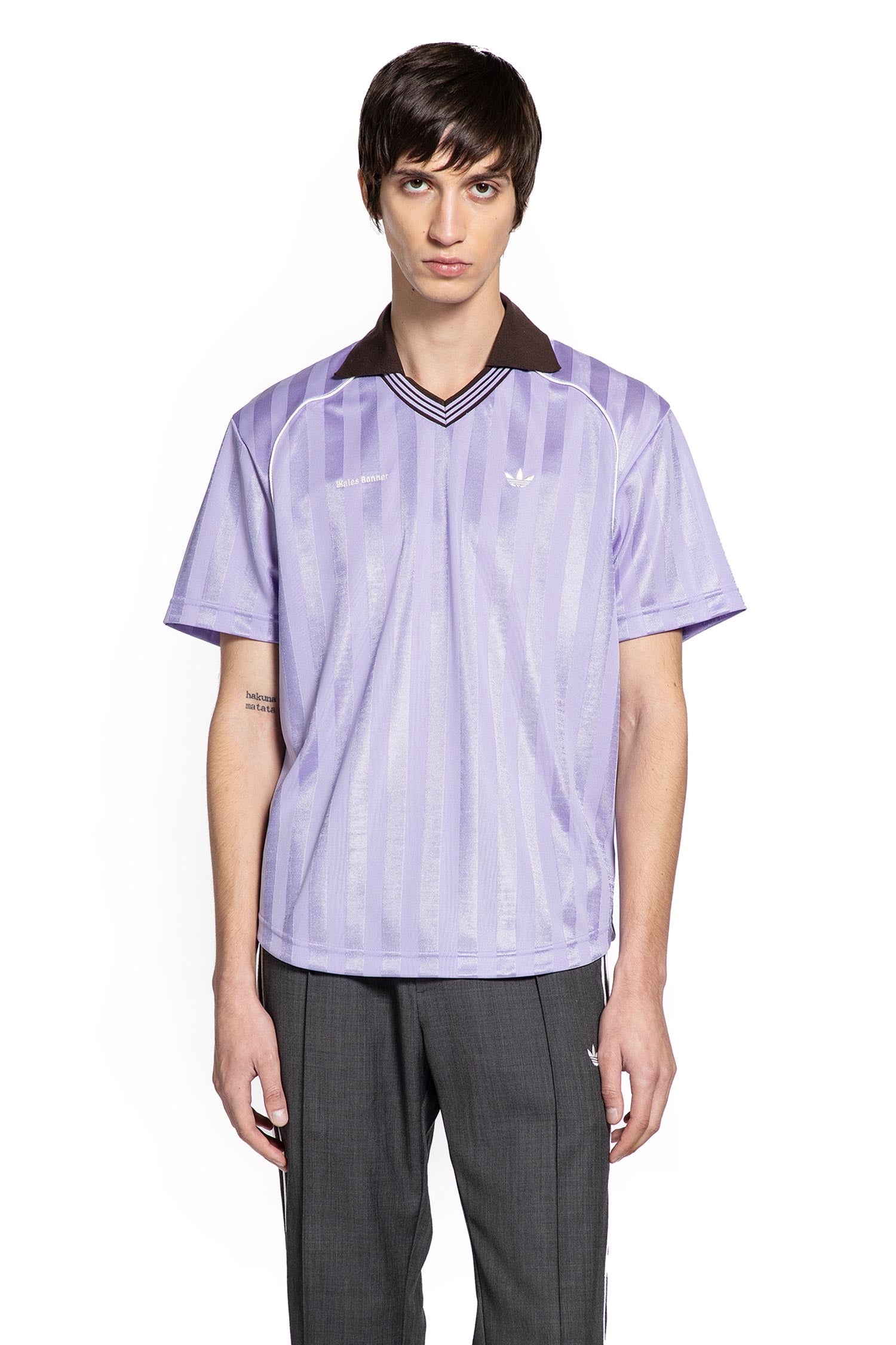 ADIDAS MAN PURPLE T-SHIRTS & TANK TOPS