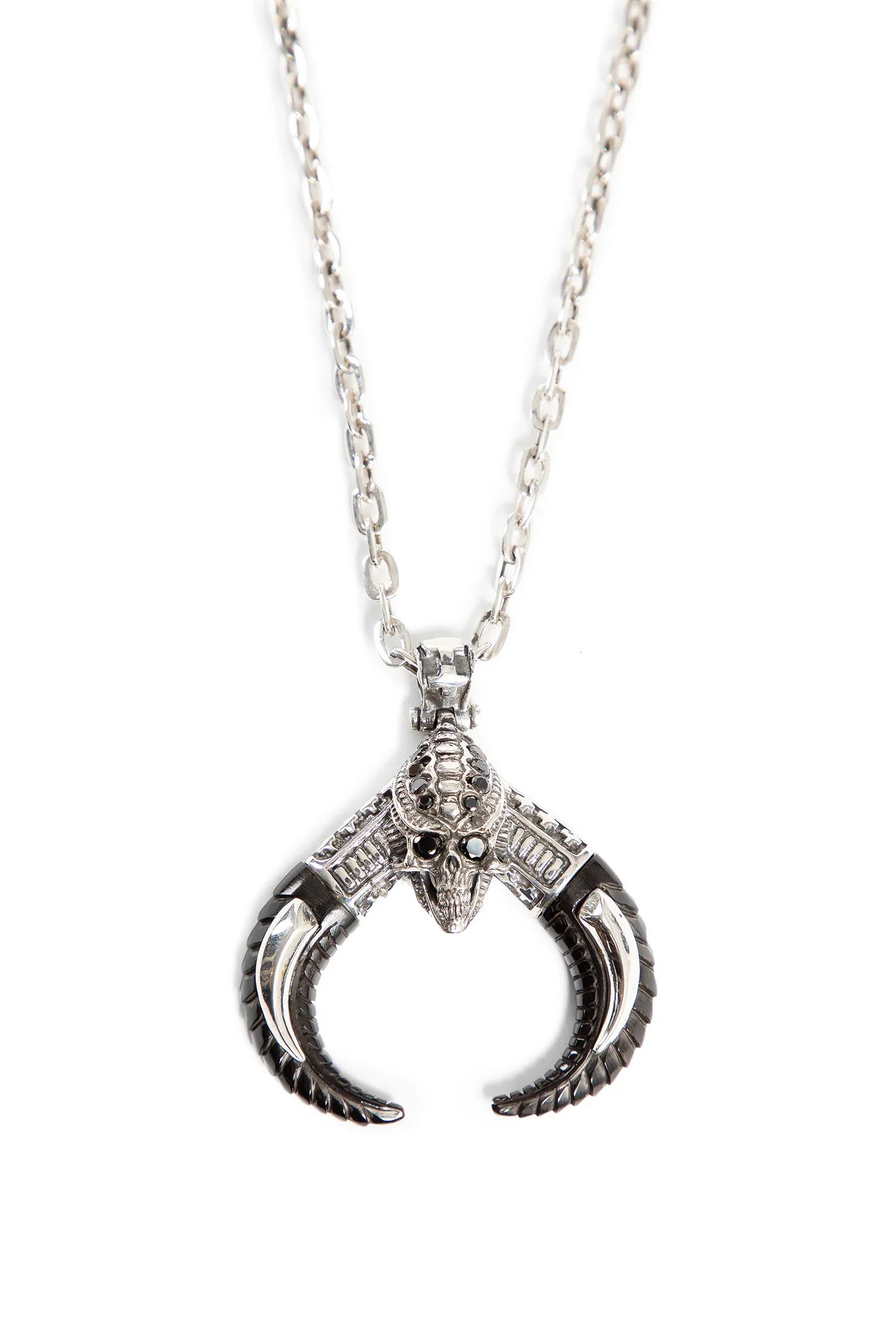 Skull Alien Horn Necklace - Antonioli.eu