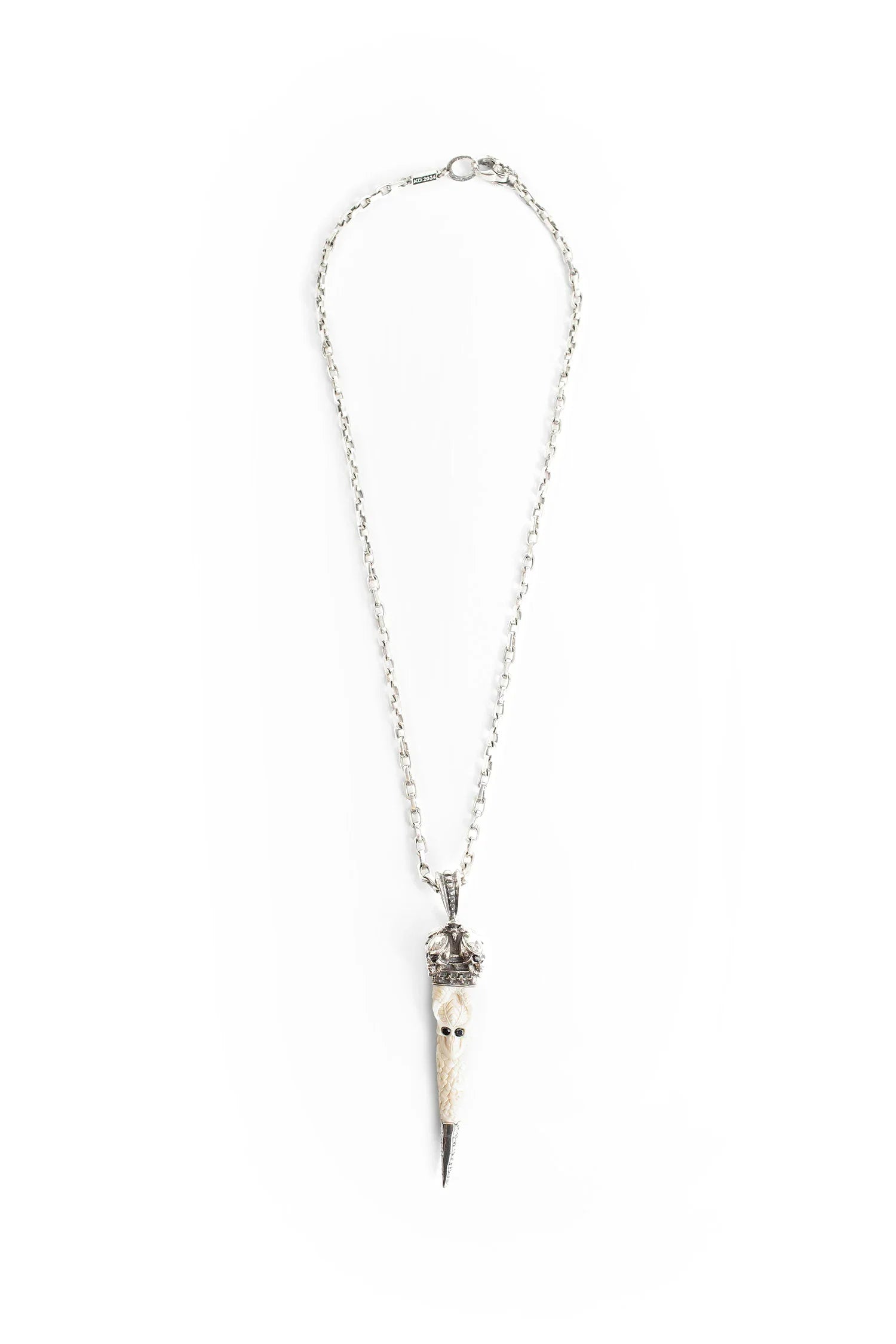 Pendant Skull Kannibal Horn Necklace - Antonioli.eu