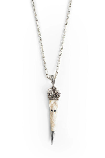 Pendant Skull Kannibal Horn Necklace - Antonioli.eu