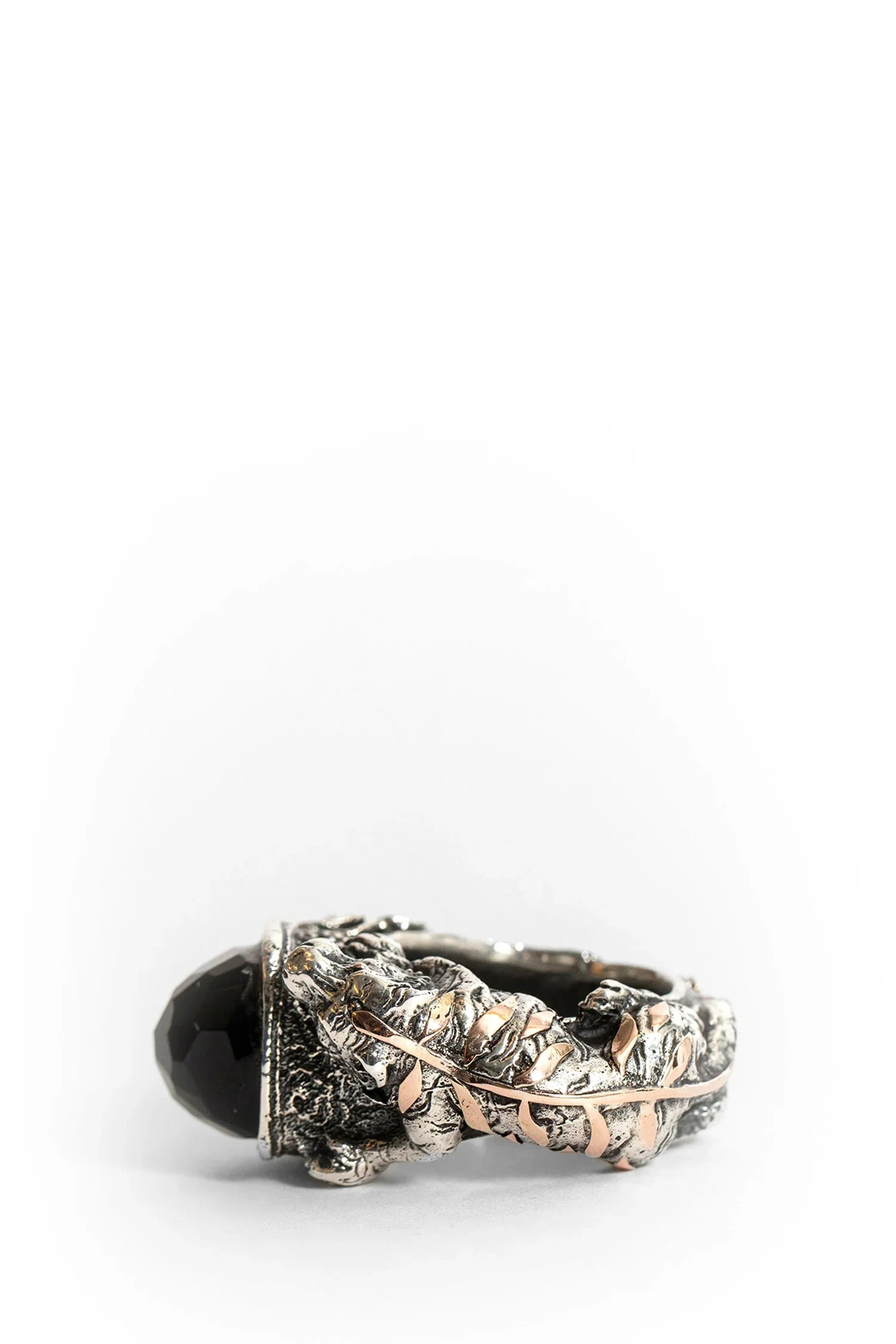 Corsair Silver Ring With Onyx Stone - Antonioli.eu