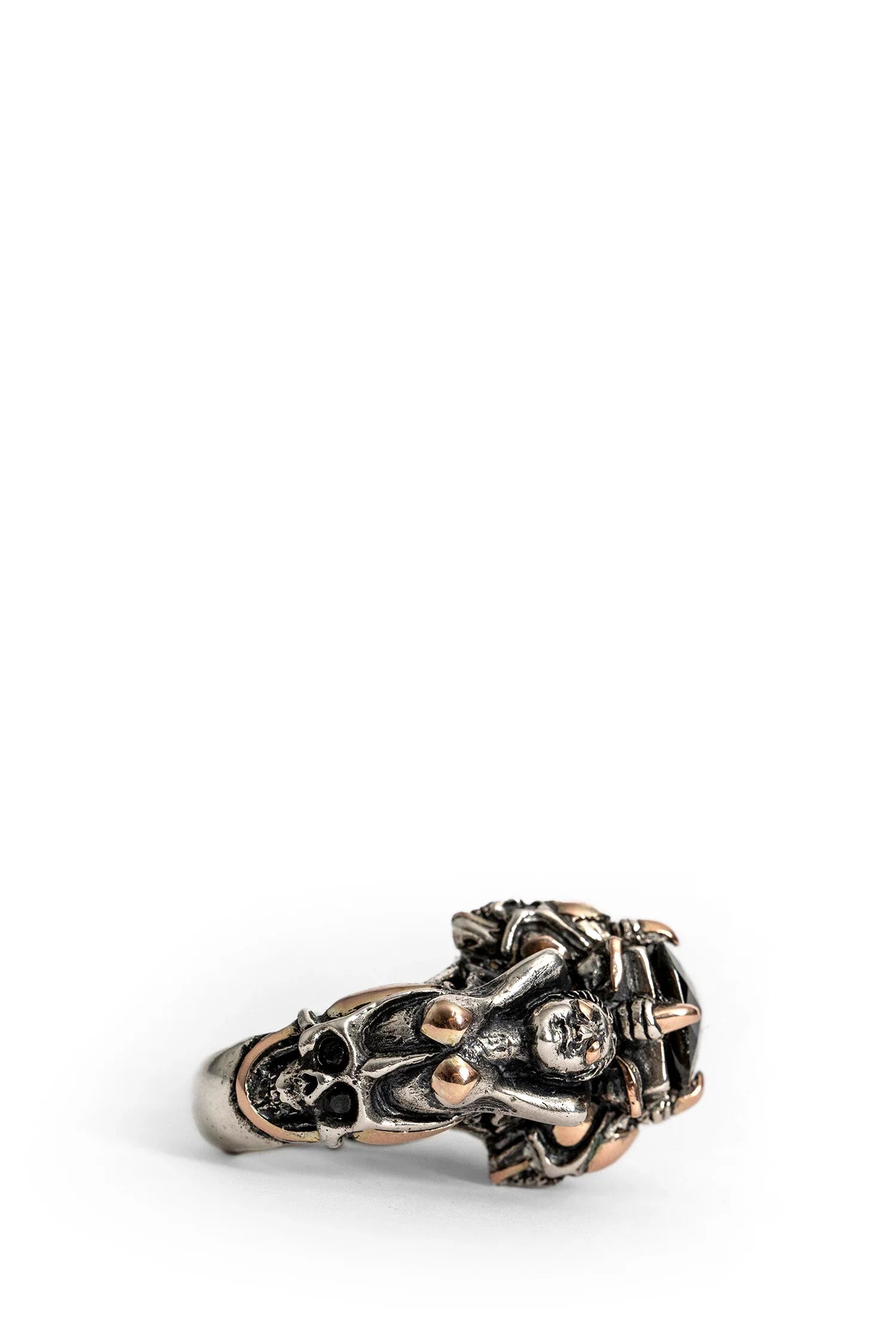 Skull And Mermaid Ring - Antonioli.eu