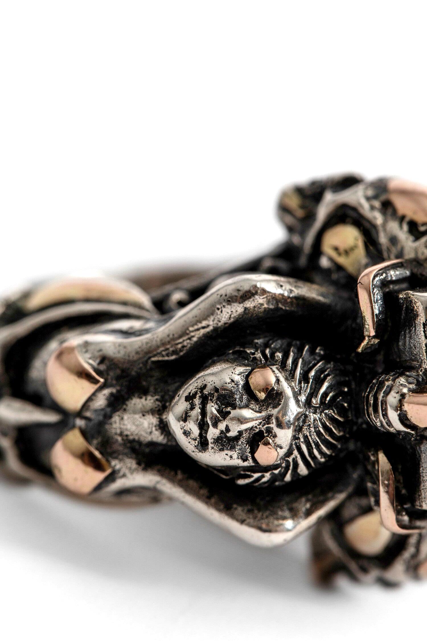 Skull And Mermaid Ring - Antonioli.eu