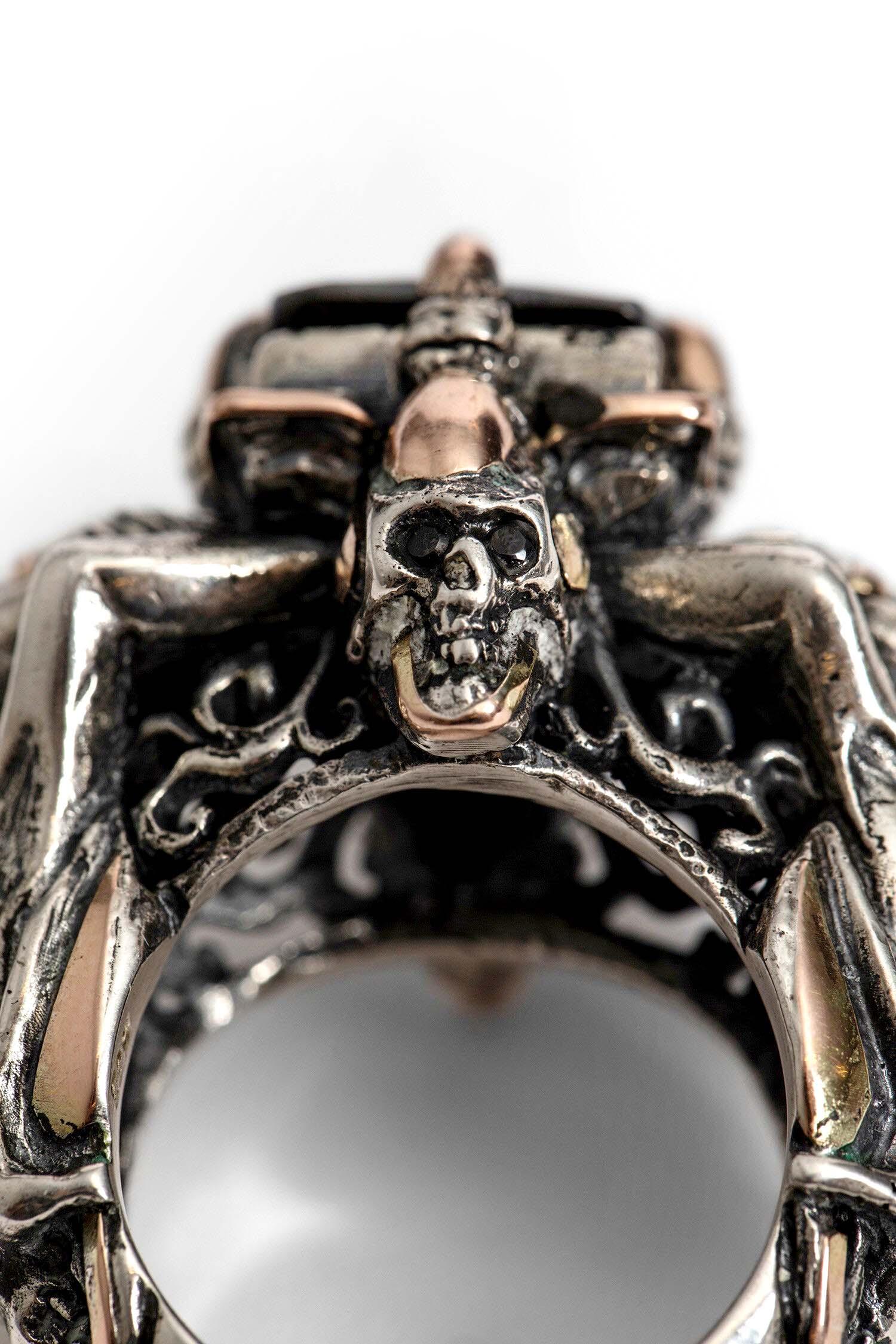 Skull And Mermaid Ring - Antonioli.eu