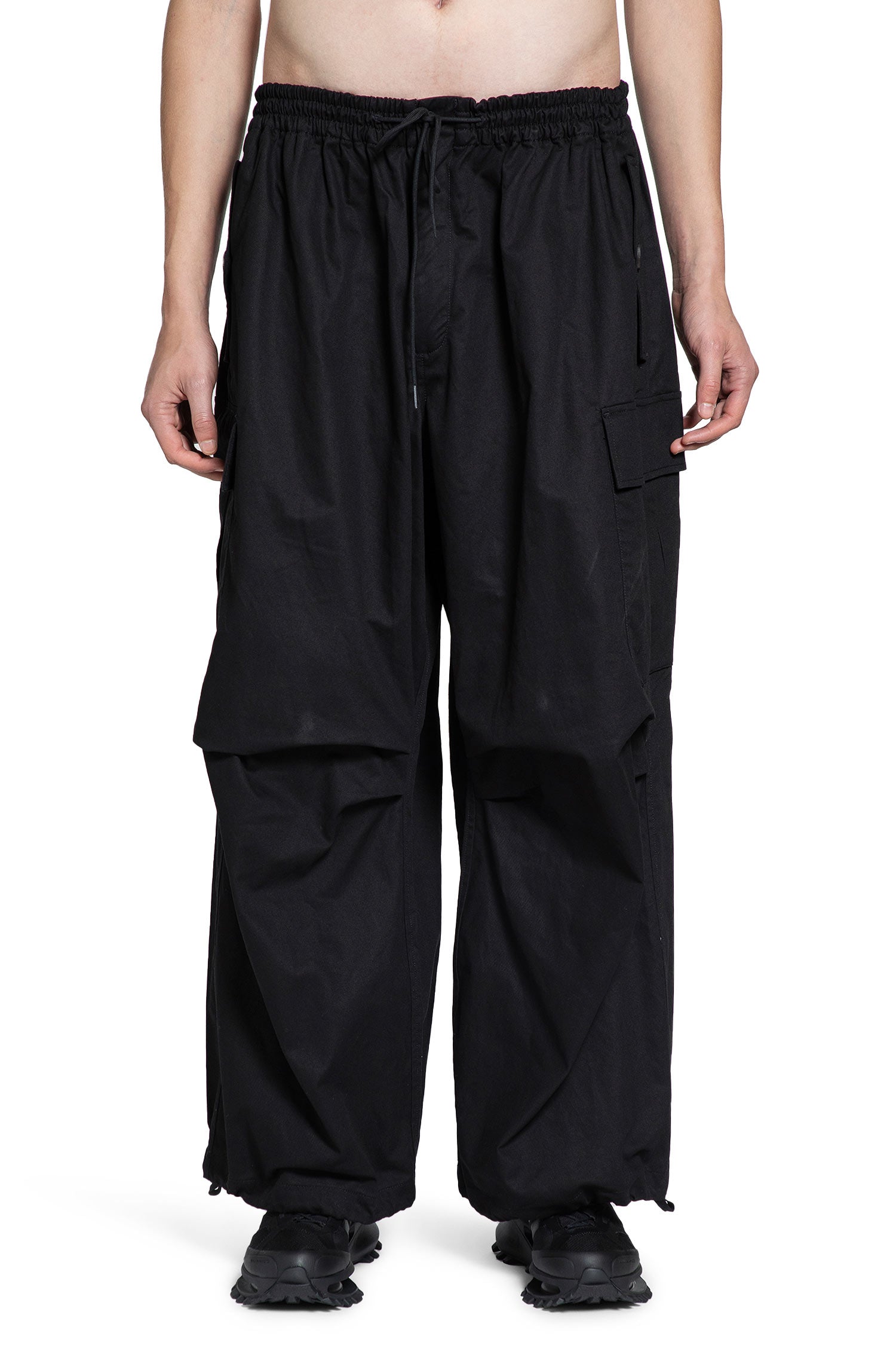 Y-3 MAN BLACK TROUSERS