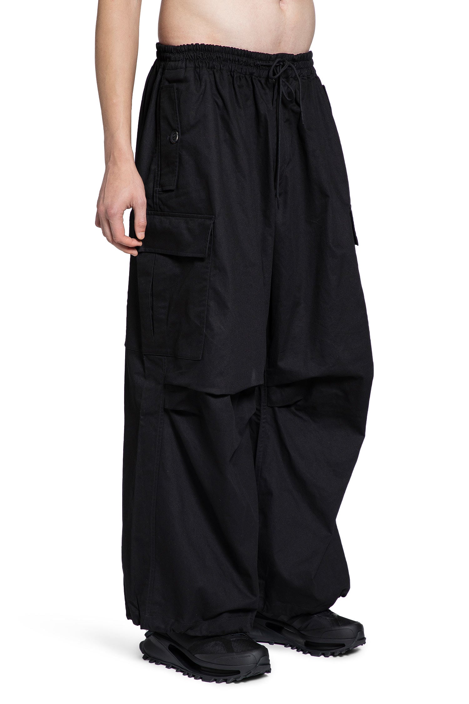 Y-3 MAN BLACK TROUSERS