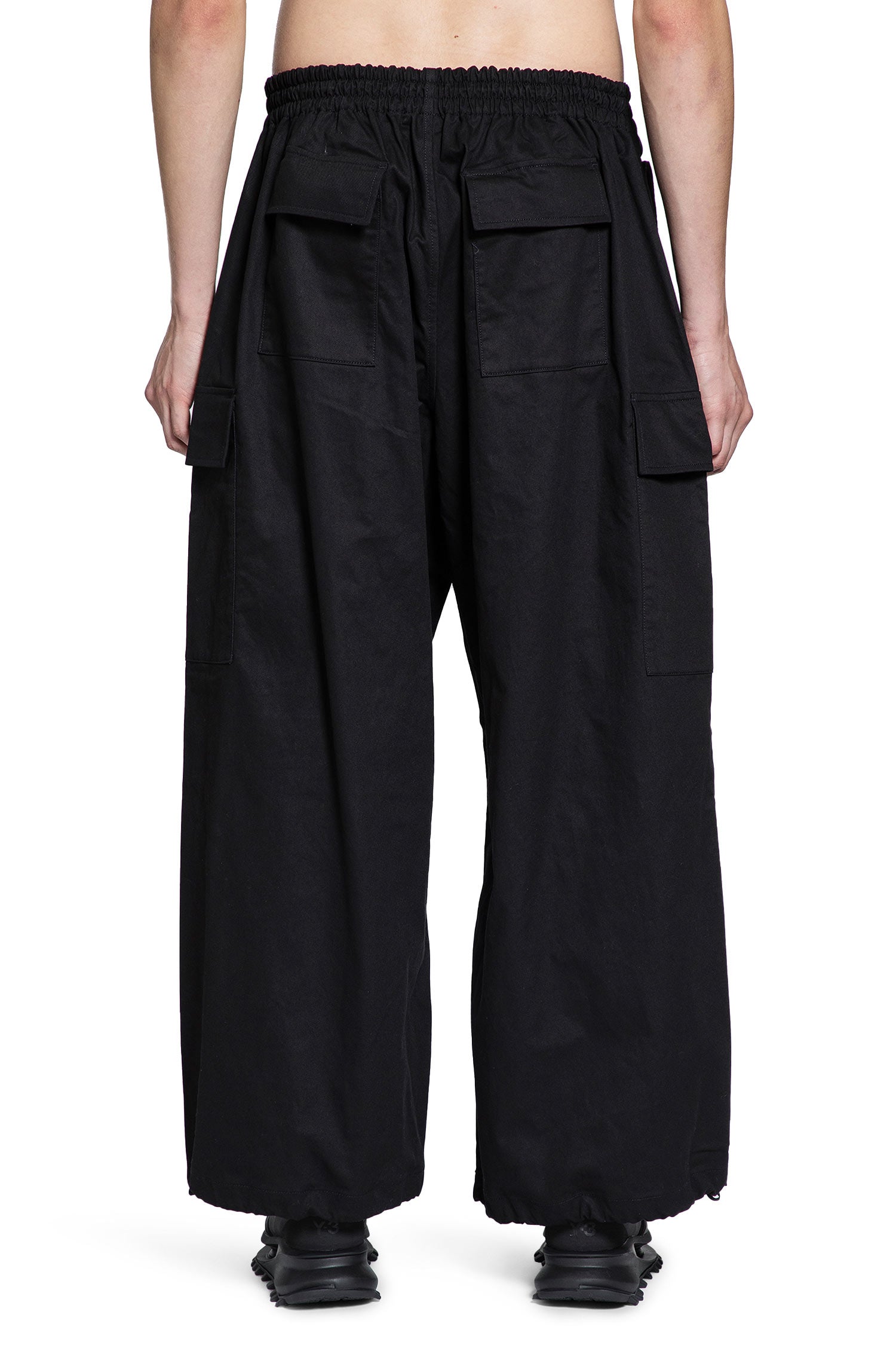 Y-3 MAN BLACK TROUSERS
