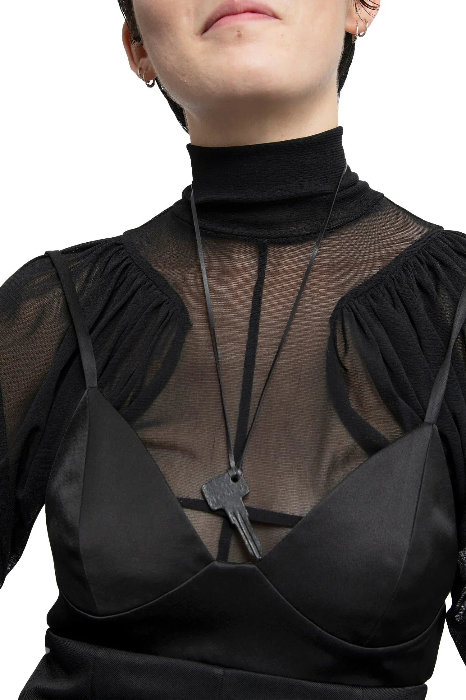 Leather Covered Key With Ribbon - Antonioli.eu