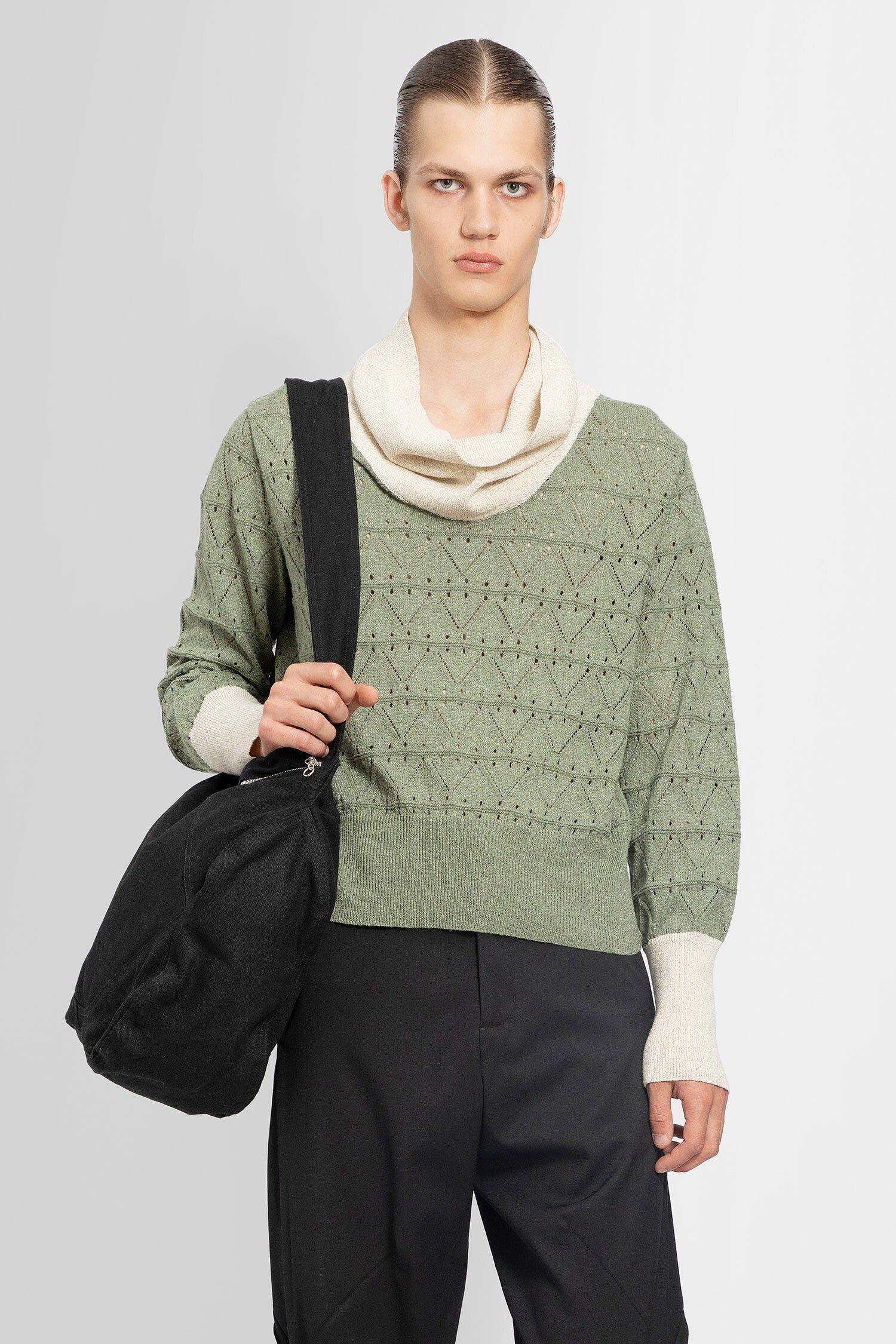 KIKO KOSTADINOV MAN GREEN KNITWEAR