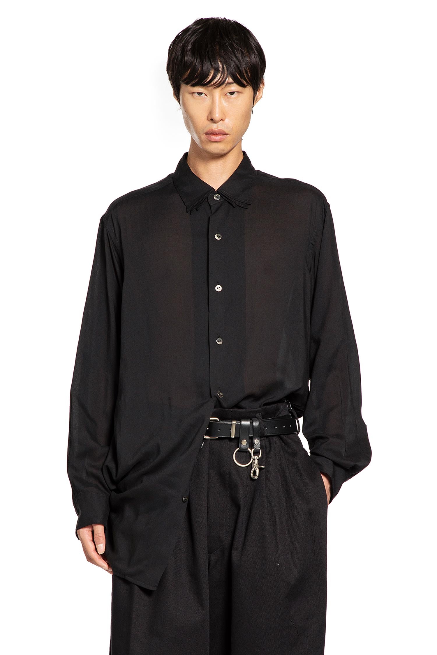 Broad Shirt with Triple Collar
