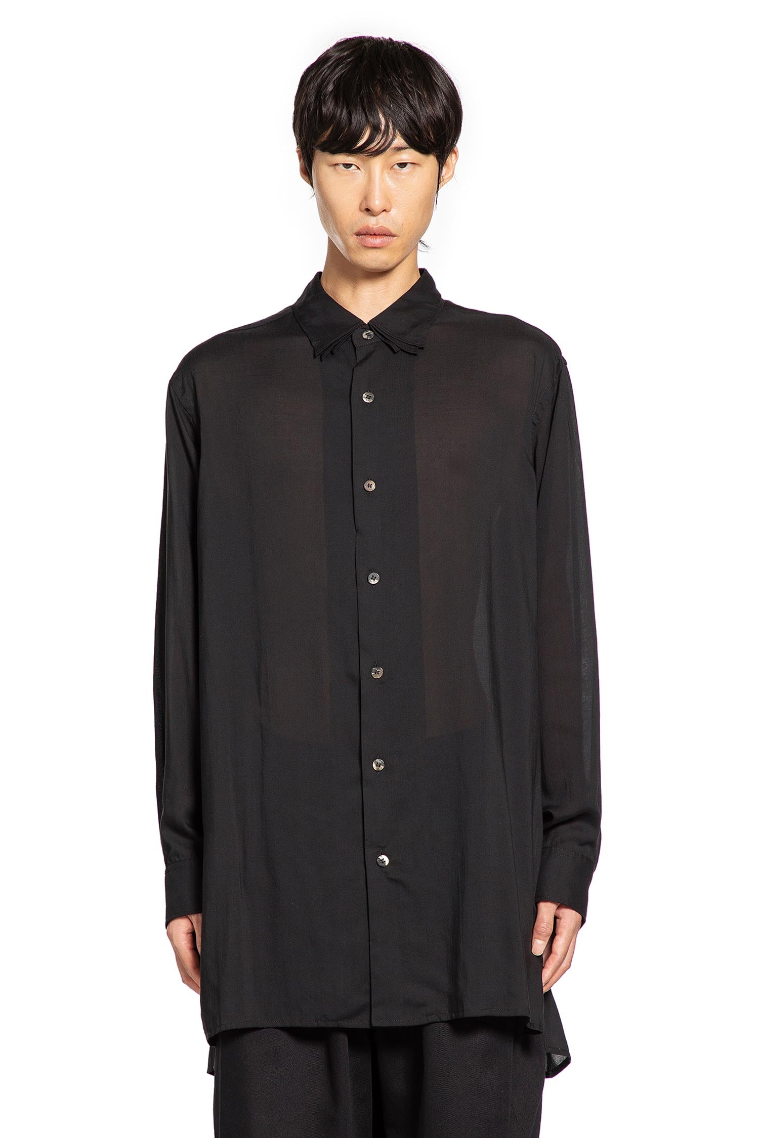 Broad Shirt with Triple Collar