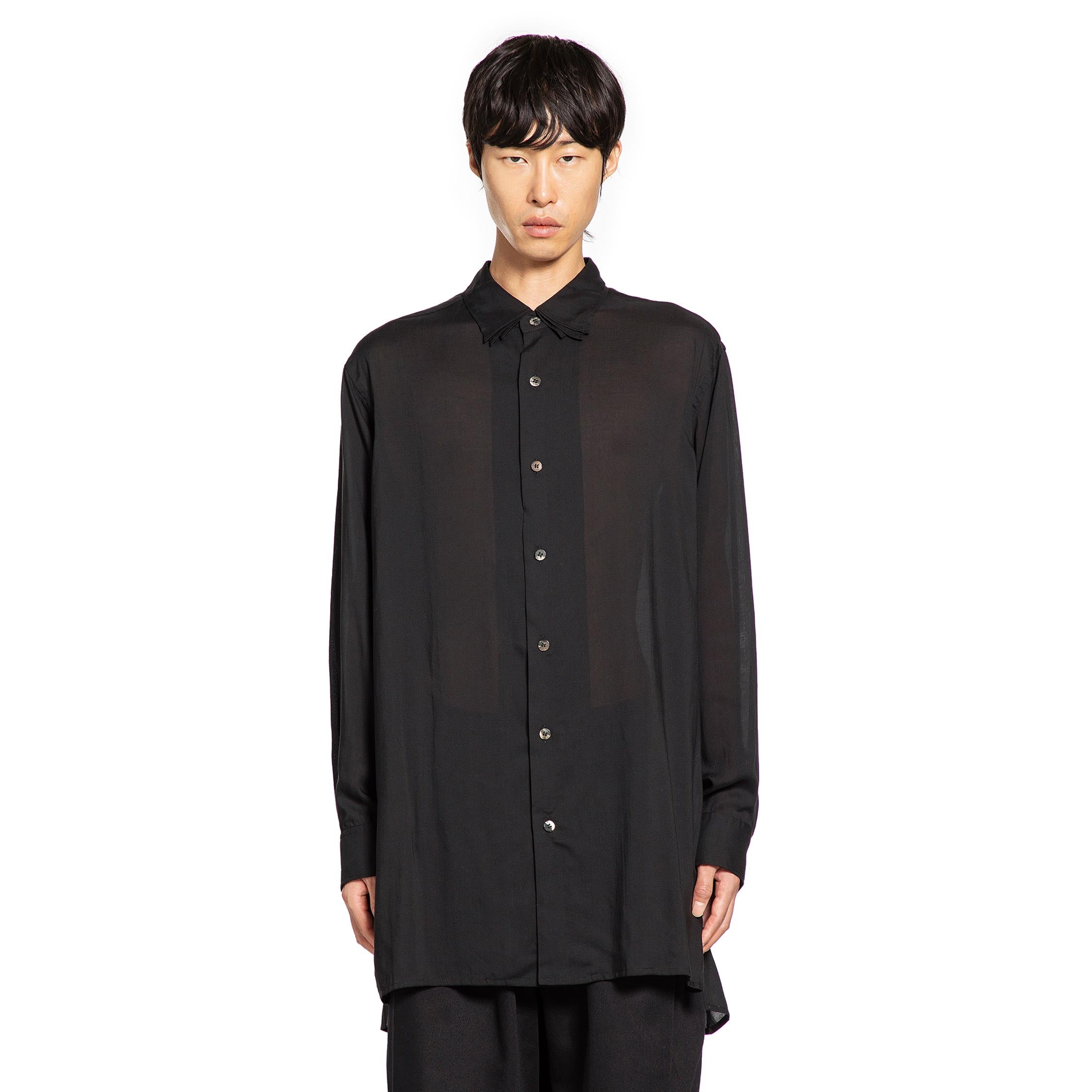 Broad Shirt with Triple Collar