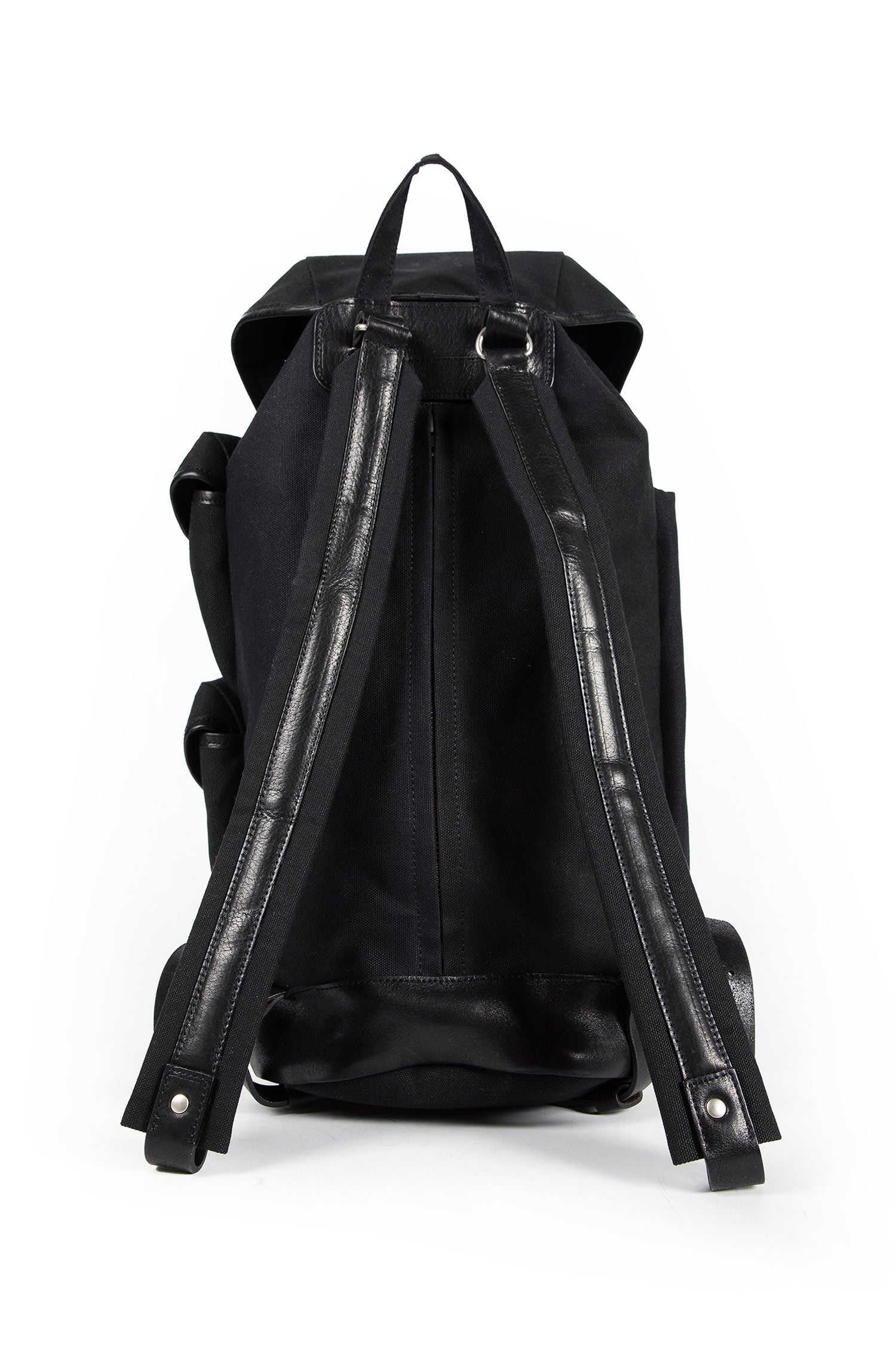 Y'S FOR MEN MAN BLACK BACKPACKS & TRAVEL BAGS