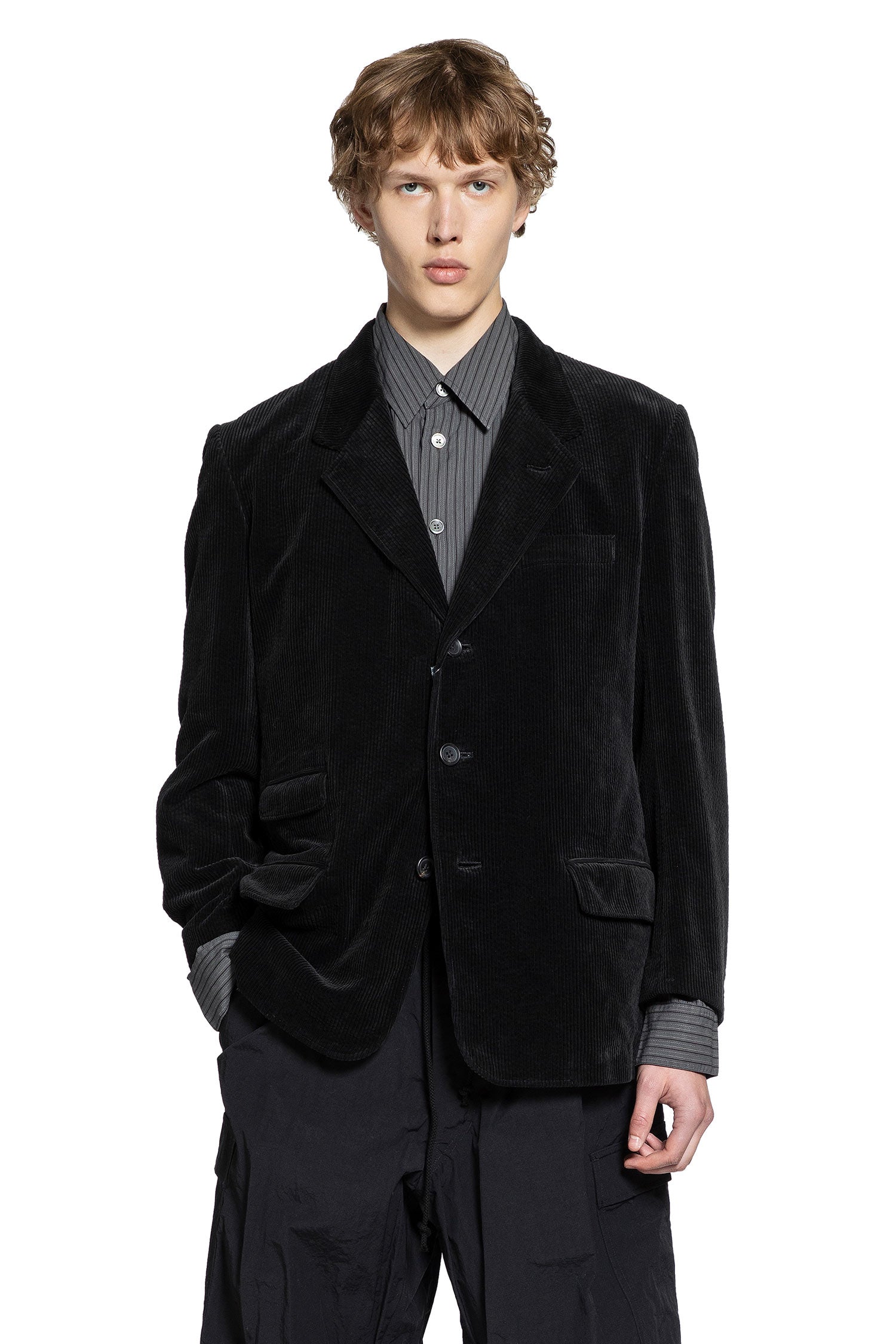 Y'S FOR MEN MAN BLACK BLAZERS