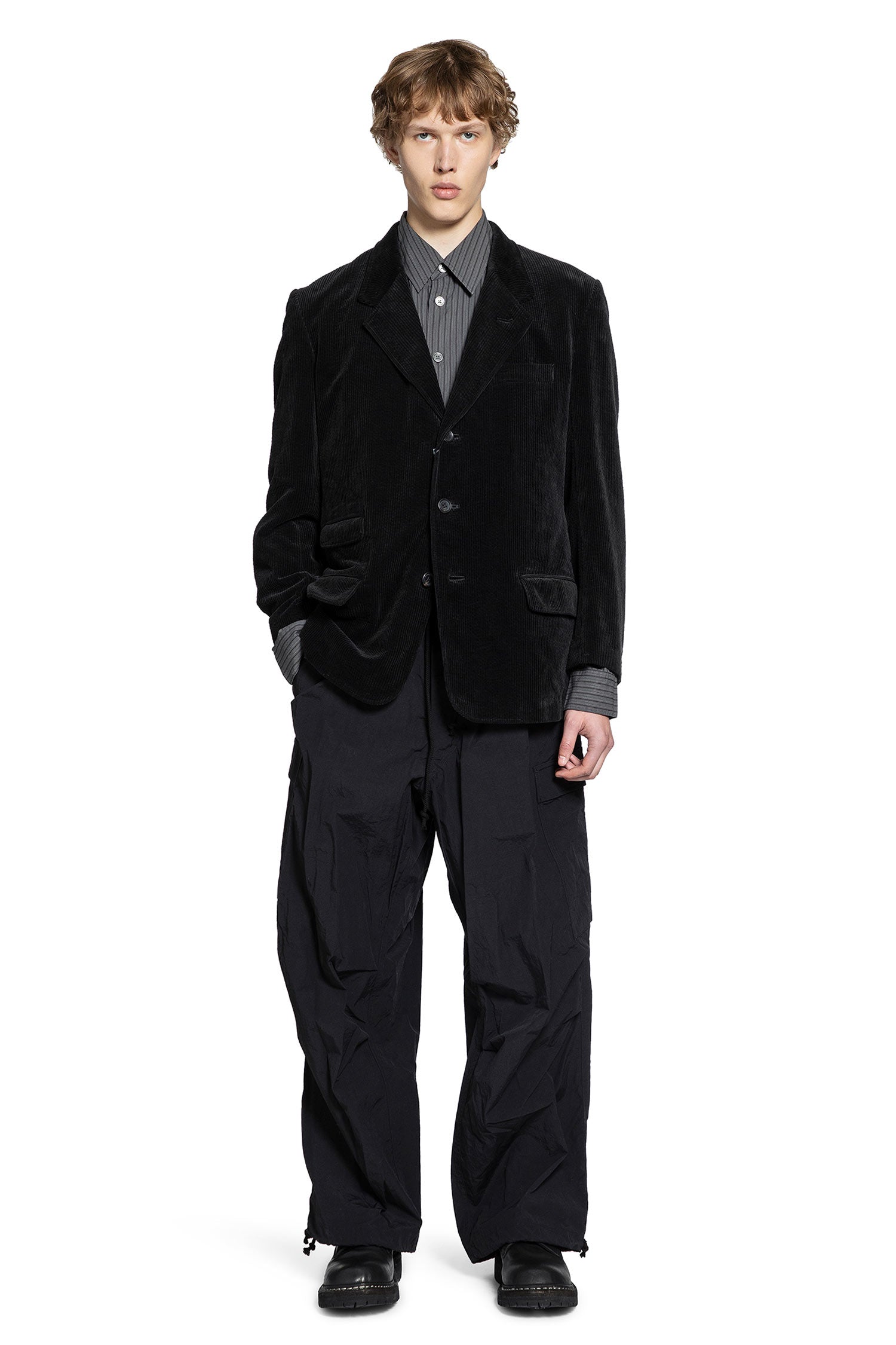 Y'S FOR MEN MAN BLACK BLAZERS