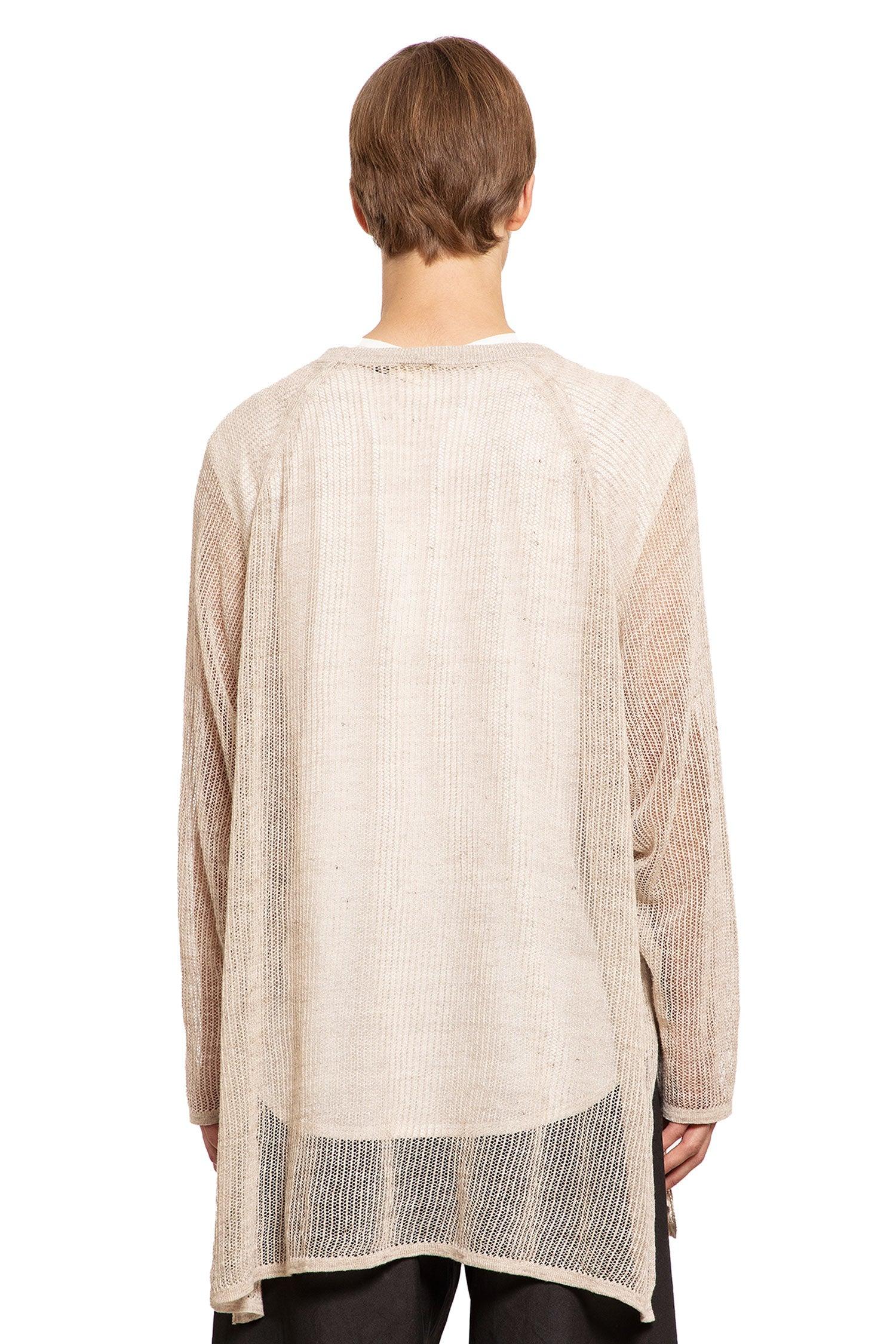 Oversized mesh ajour knit sweater - Antonioli.eu