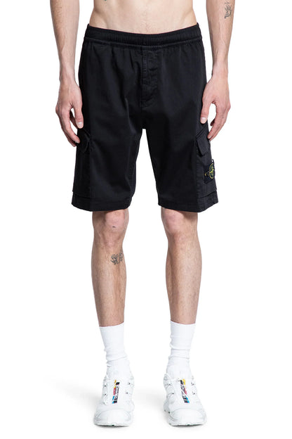 STONE ISLAND MAN BLACK SHORTS & SKIRTS - Antonioli.eu