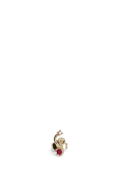 Two Stone Mini Loop Single Earring - Antonioli.eu