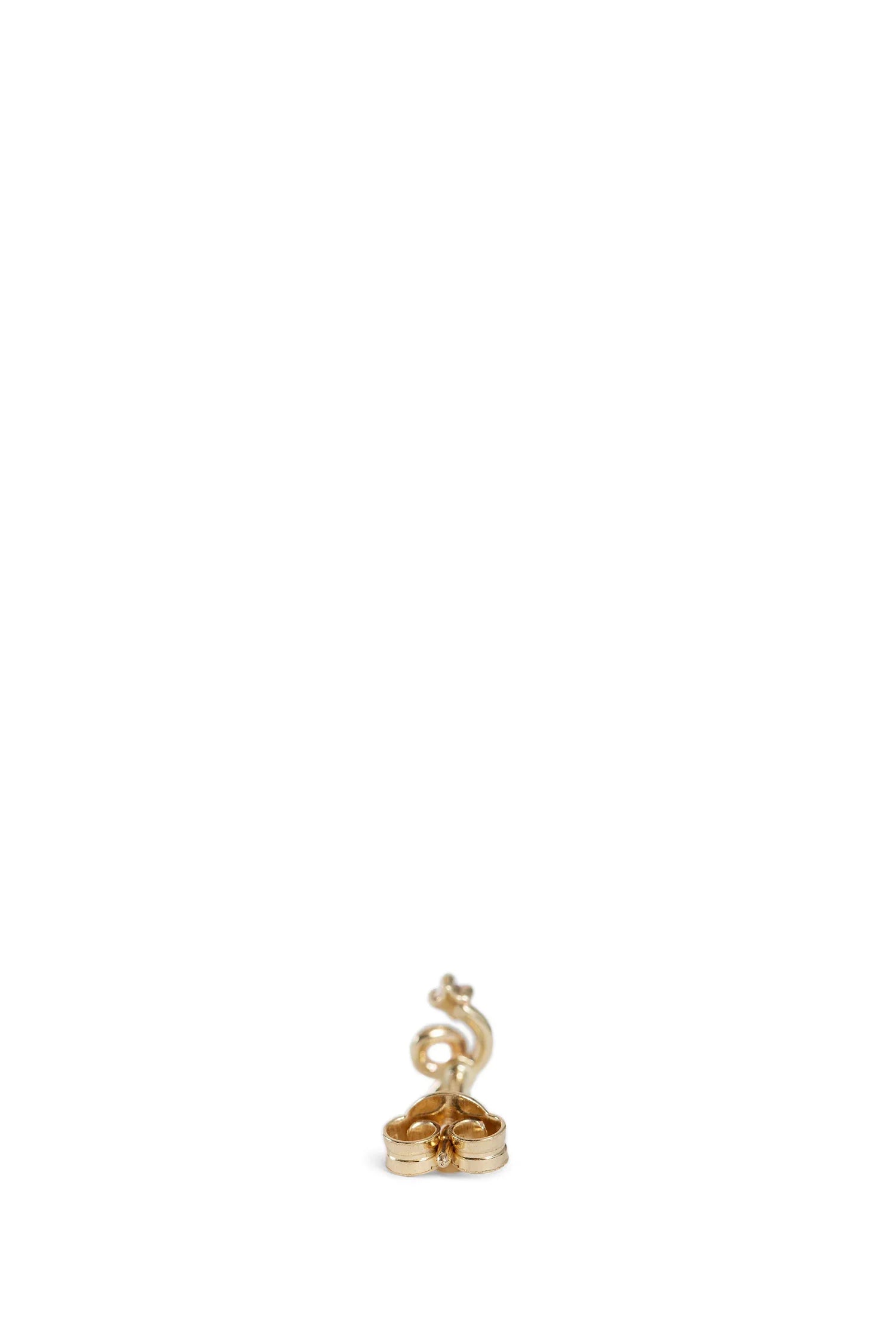Two Stone Mini Loop Single Earring - Antonioli.eu