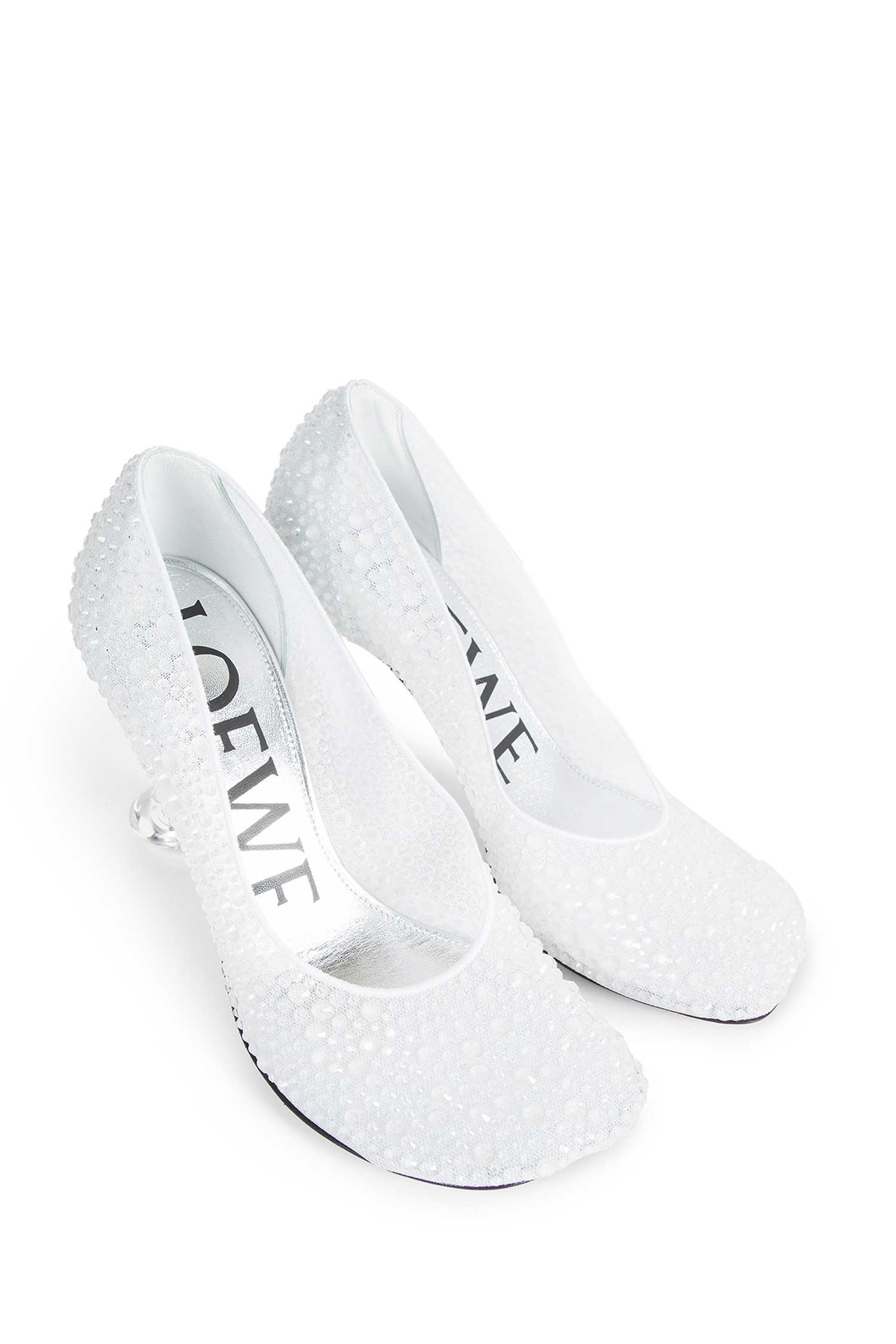 LOEWE WOMAN WHITE PUMPS