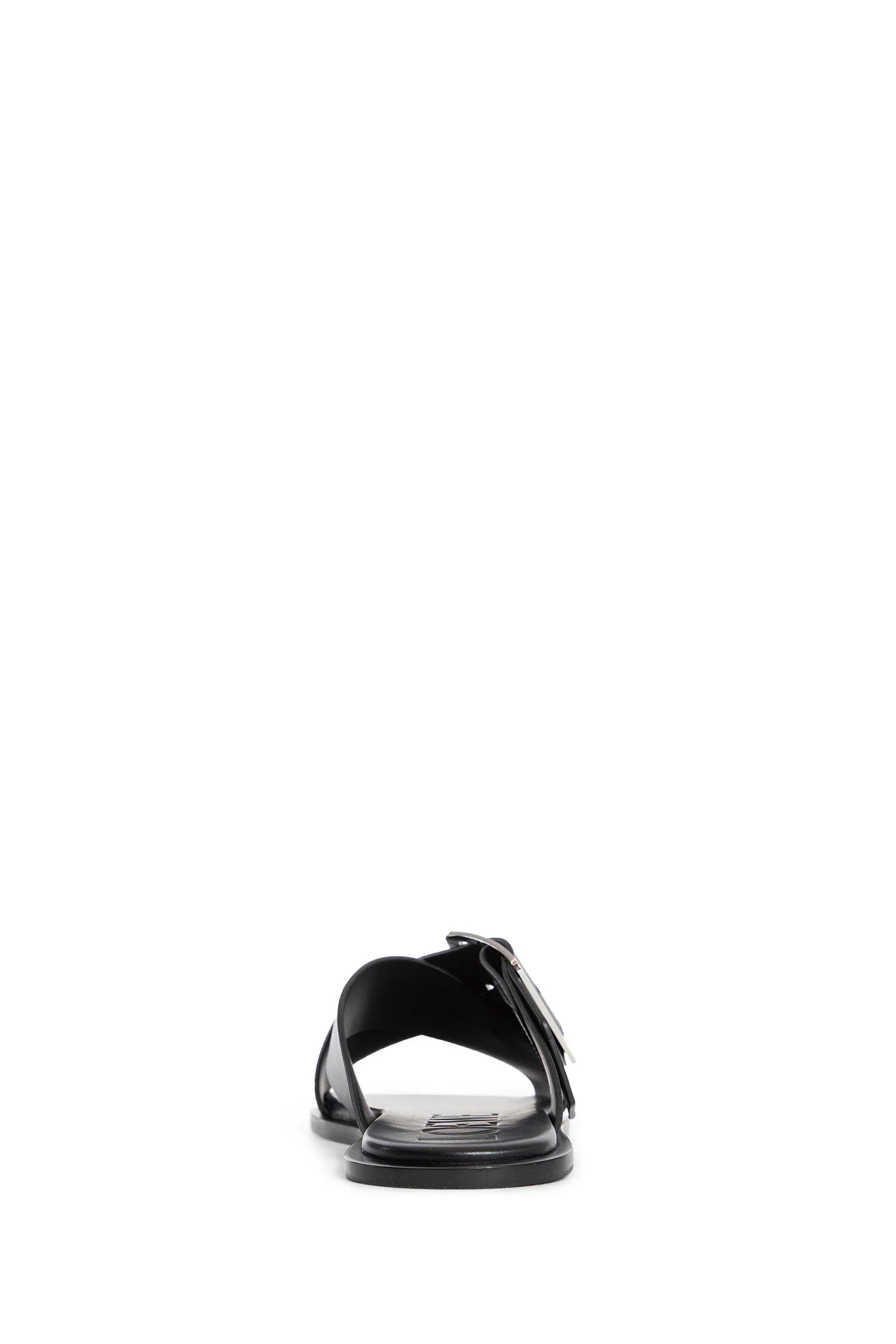 Petal Belt flat sandal in vegetable-tanned calfskin - Antonioli.eu
