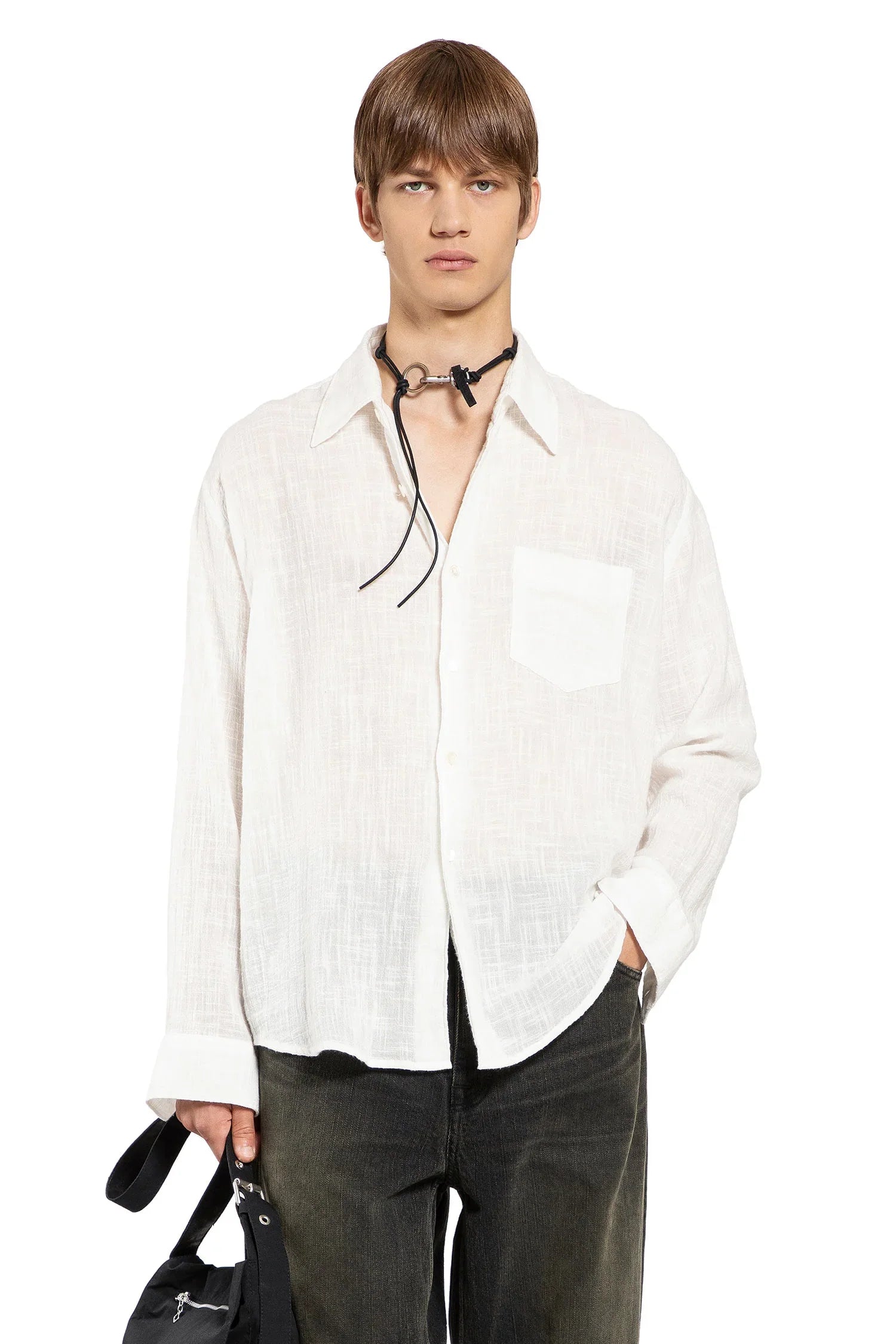 OUR LEGACY MAN OFF-WHITE SHIRTS - Antonioli.eu