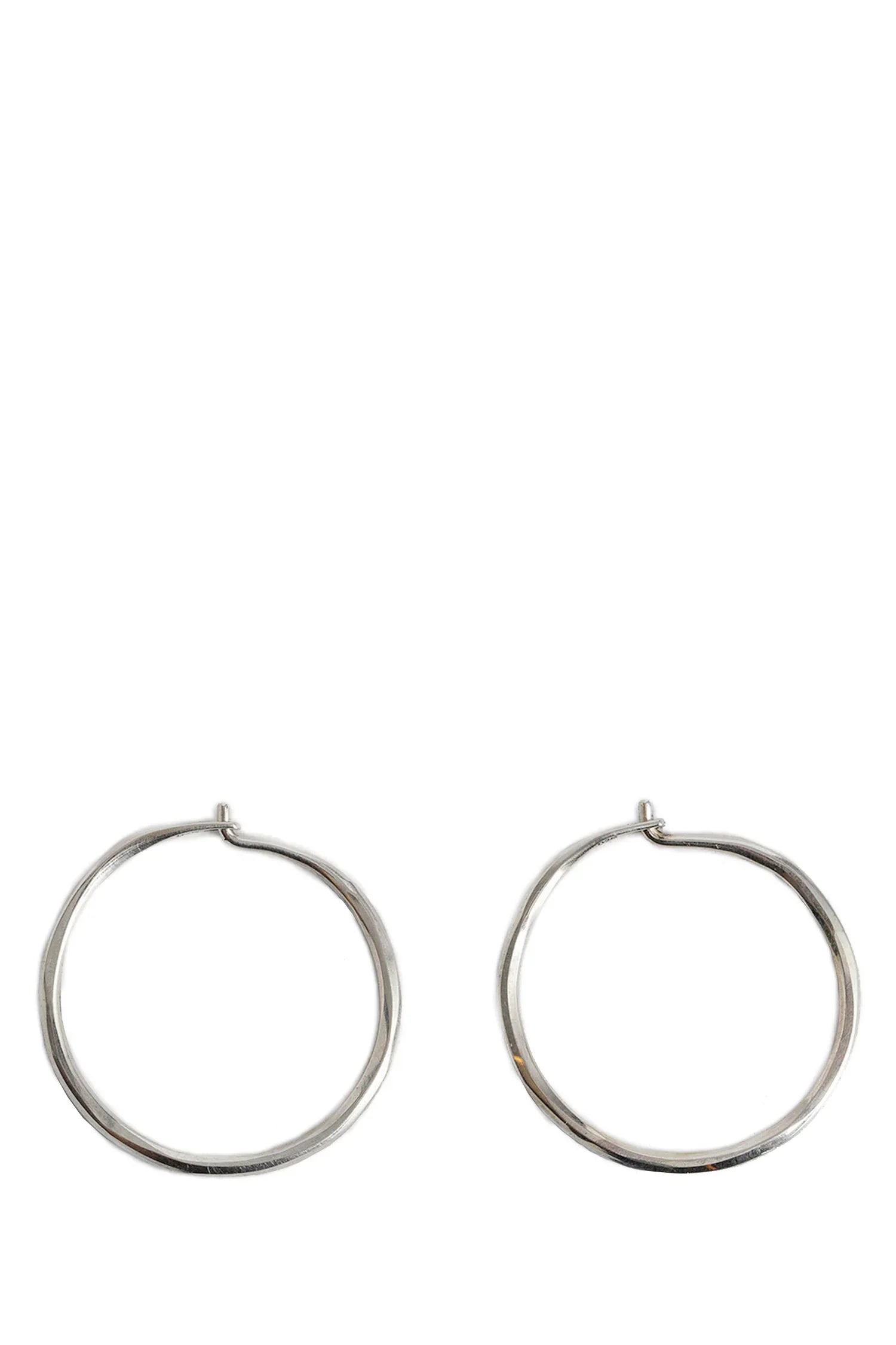 Hammered Hoop Earrings - Antonioli.eu
