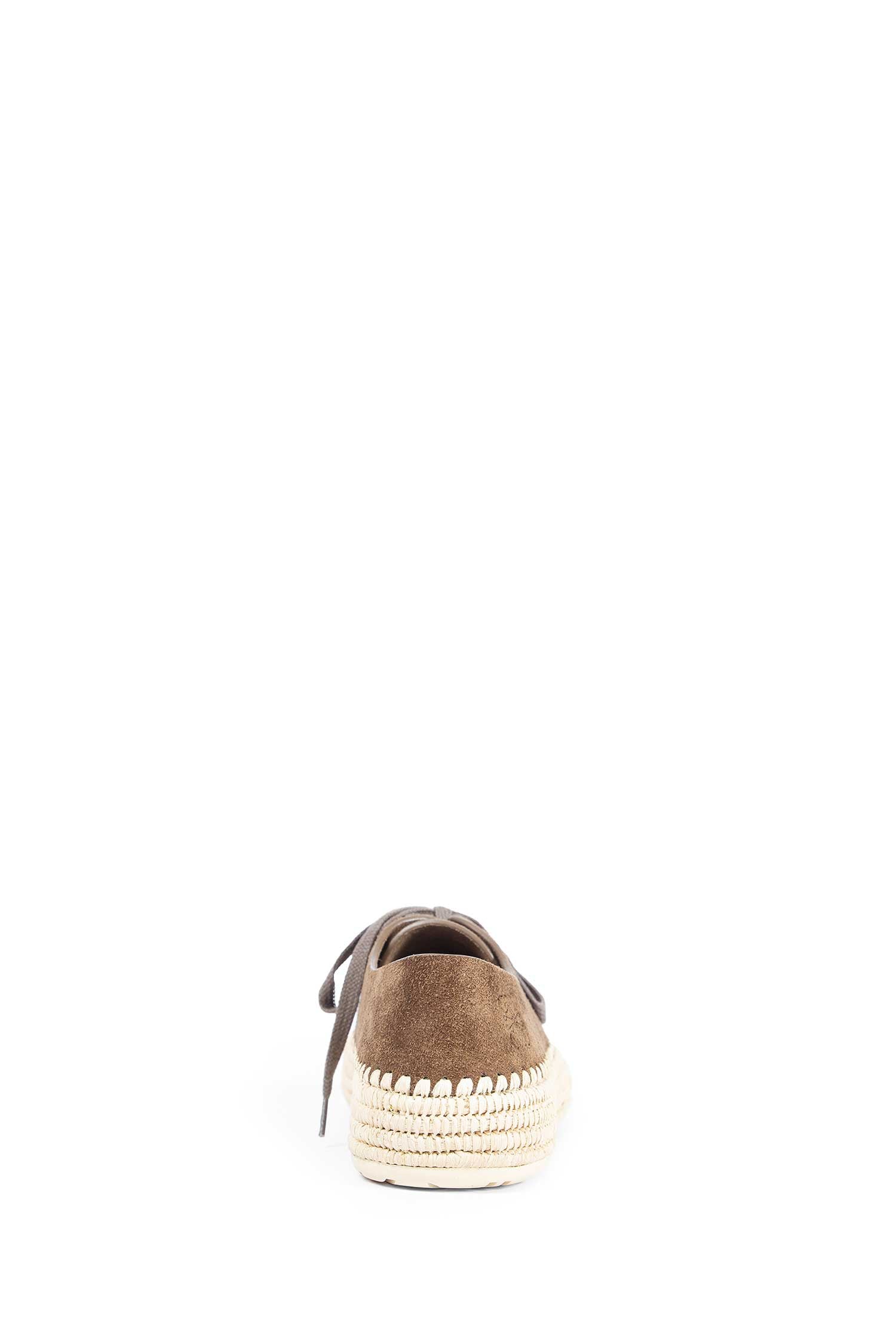 Rio Lace-Up Flats in Suede