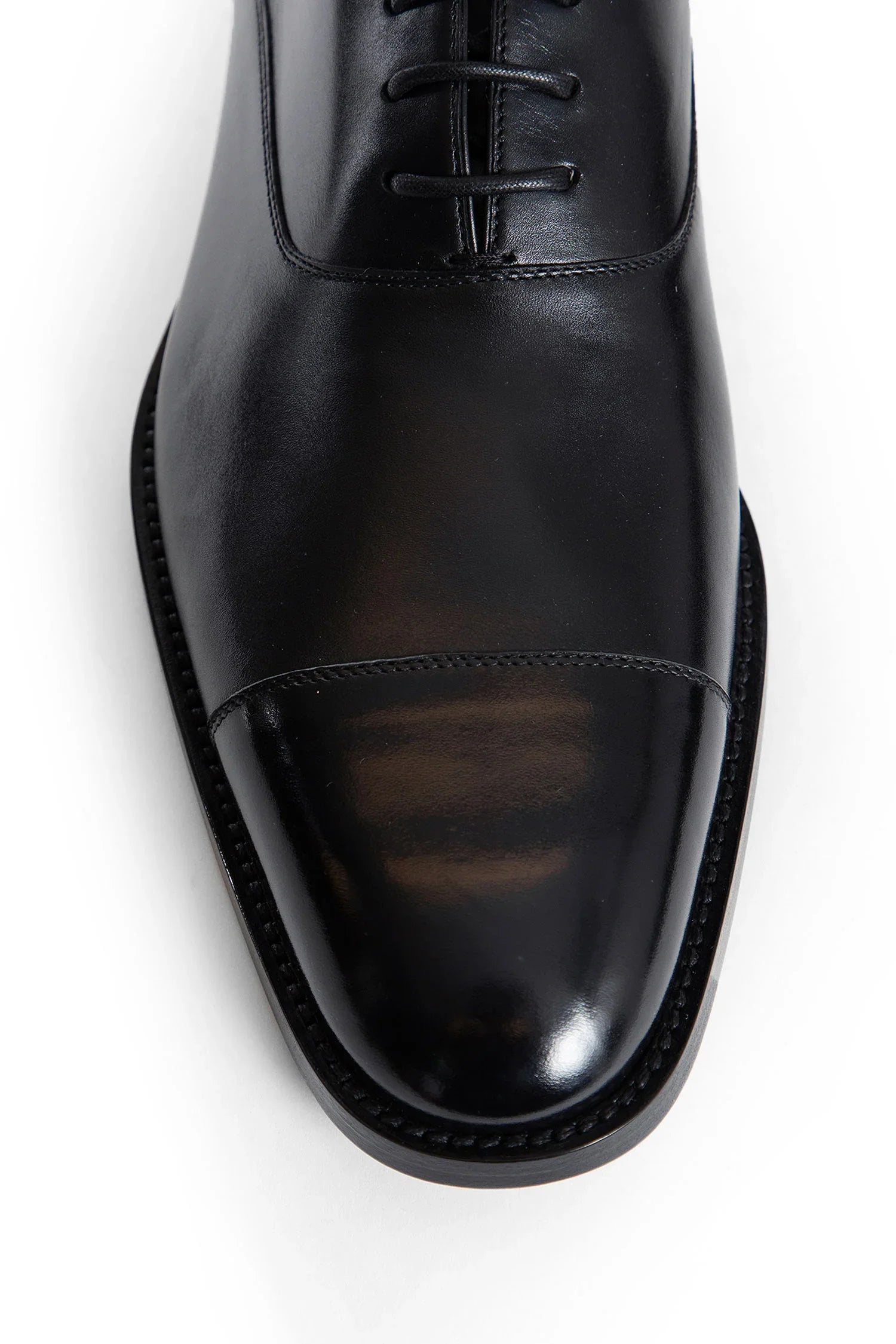 Crown Oxford Shoes in Shiny Calfskin - Antonioli.eu
