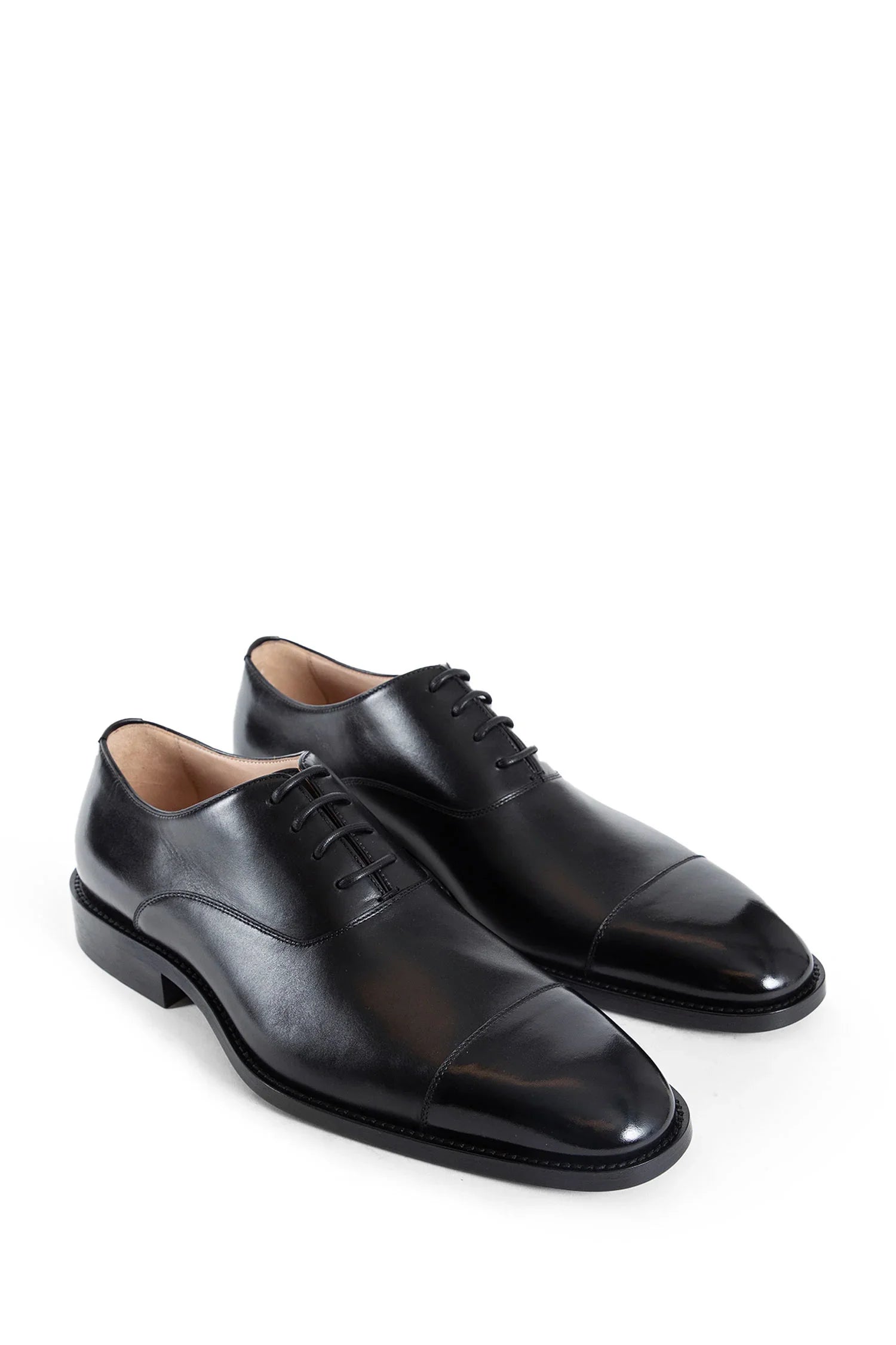Crown Oxford Shoes in Shiny Calfskin - Antonioli.eu