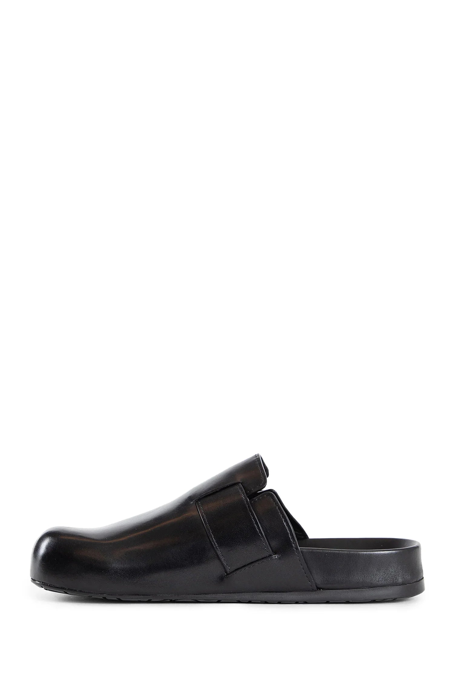 Ease Buckle mule in vegetable-tanned calfskin - Antonioli.eu