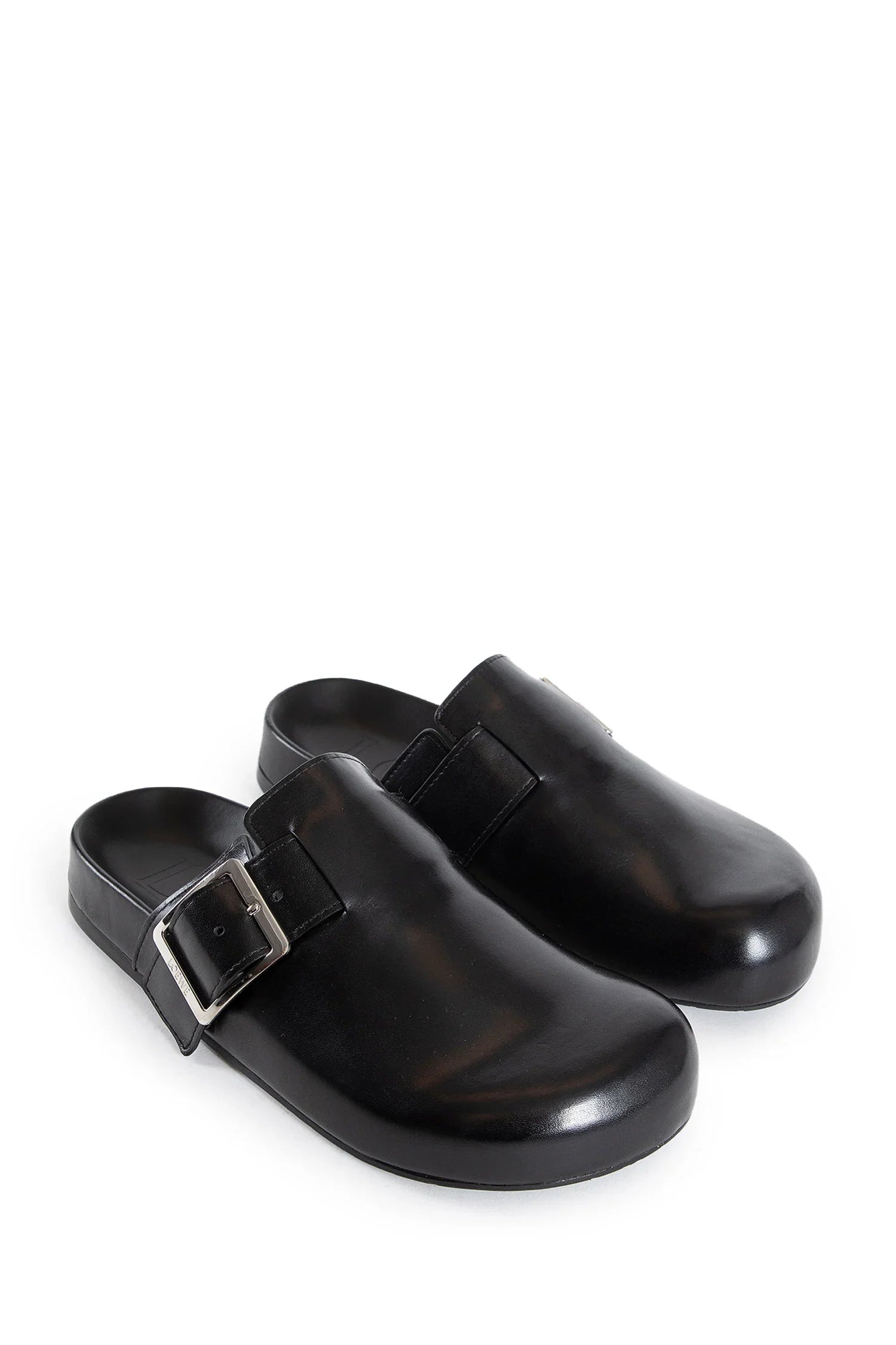 Ease Buckle mule in vegetable-tanned calfskin - Antonioli.eu