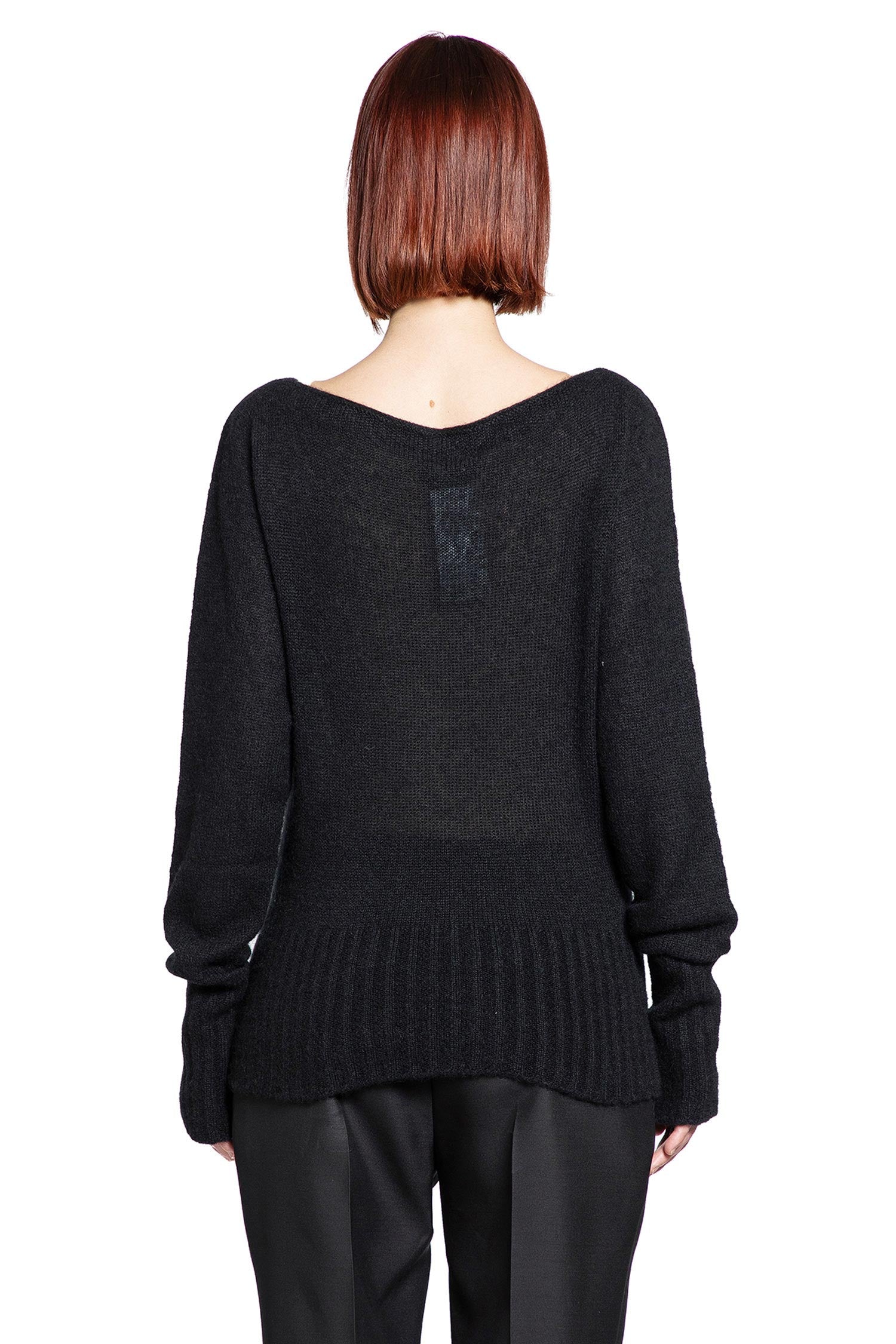 Cashmere Silk Boat Neck Sweater