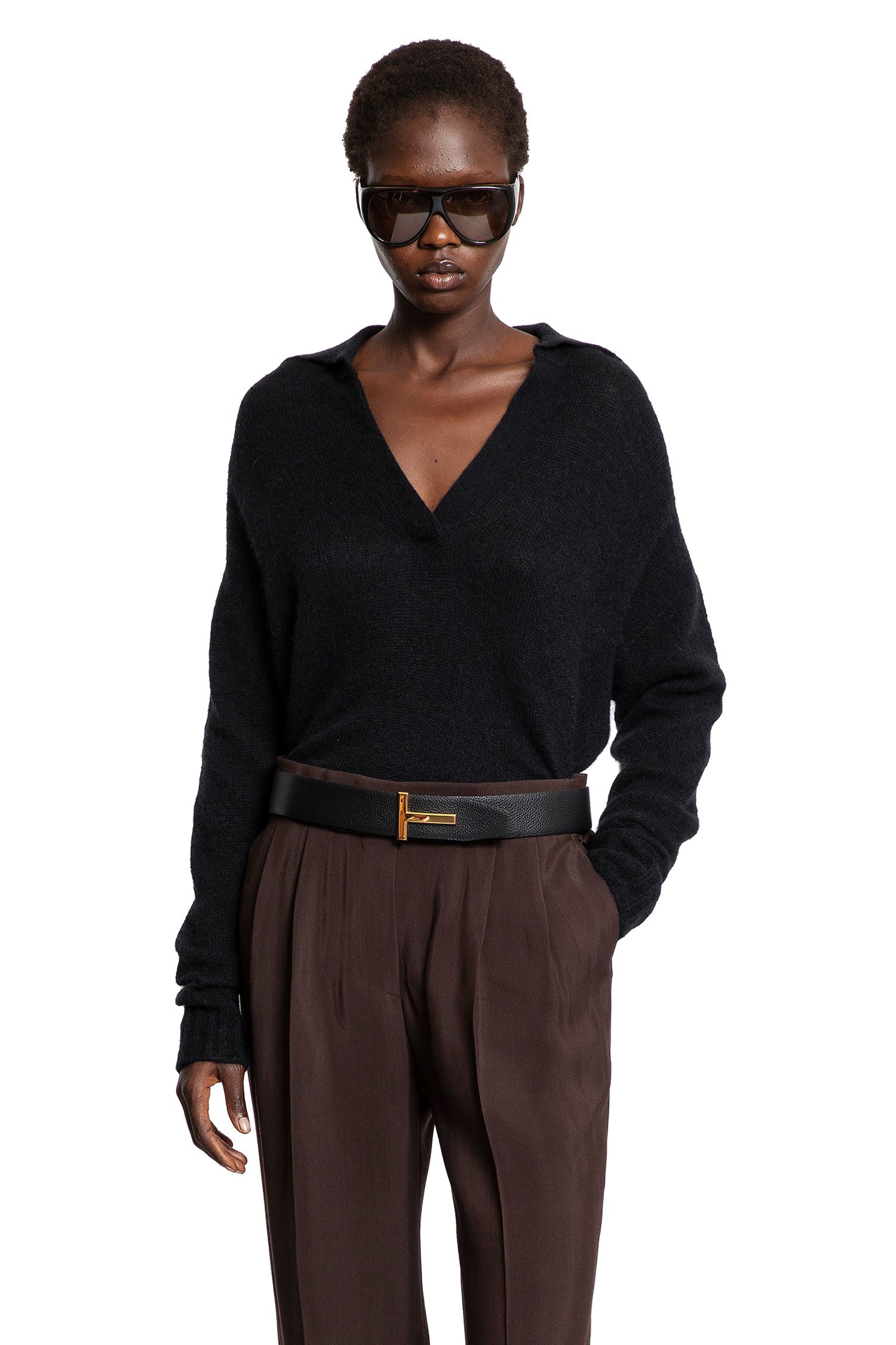 Cashmere Silk V-Neck Sweater - Antonioli.eu
