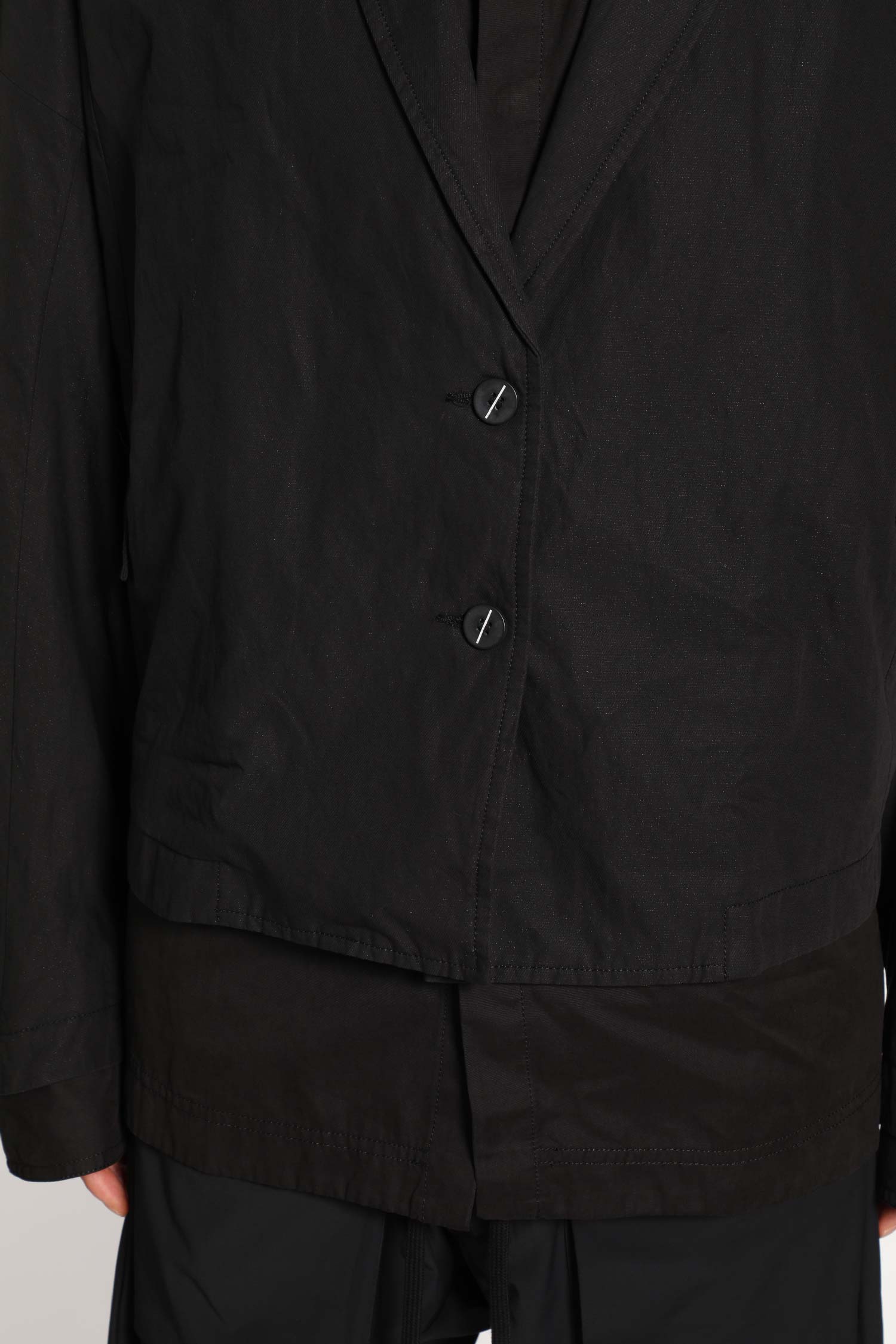 Lurex Canvas Cropped Blazer