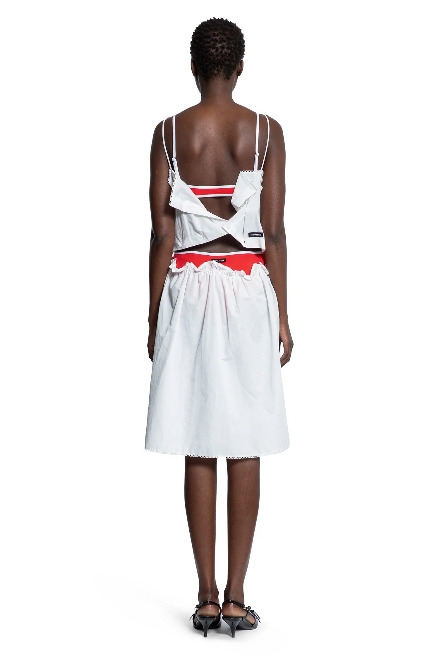 Slubbed Poplin Dress - Antonioli.eu