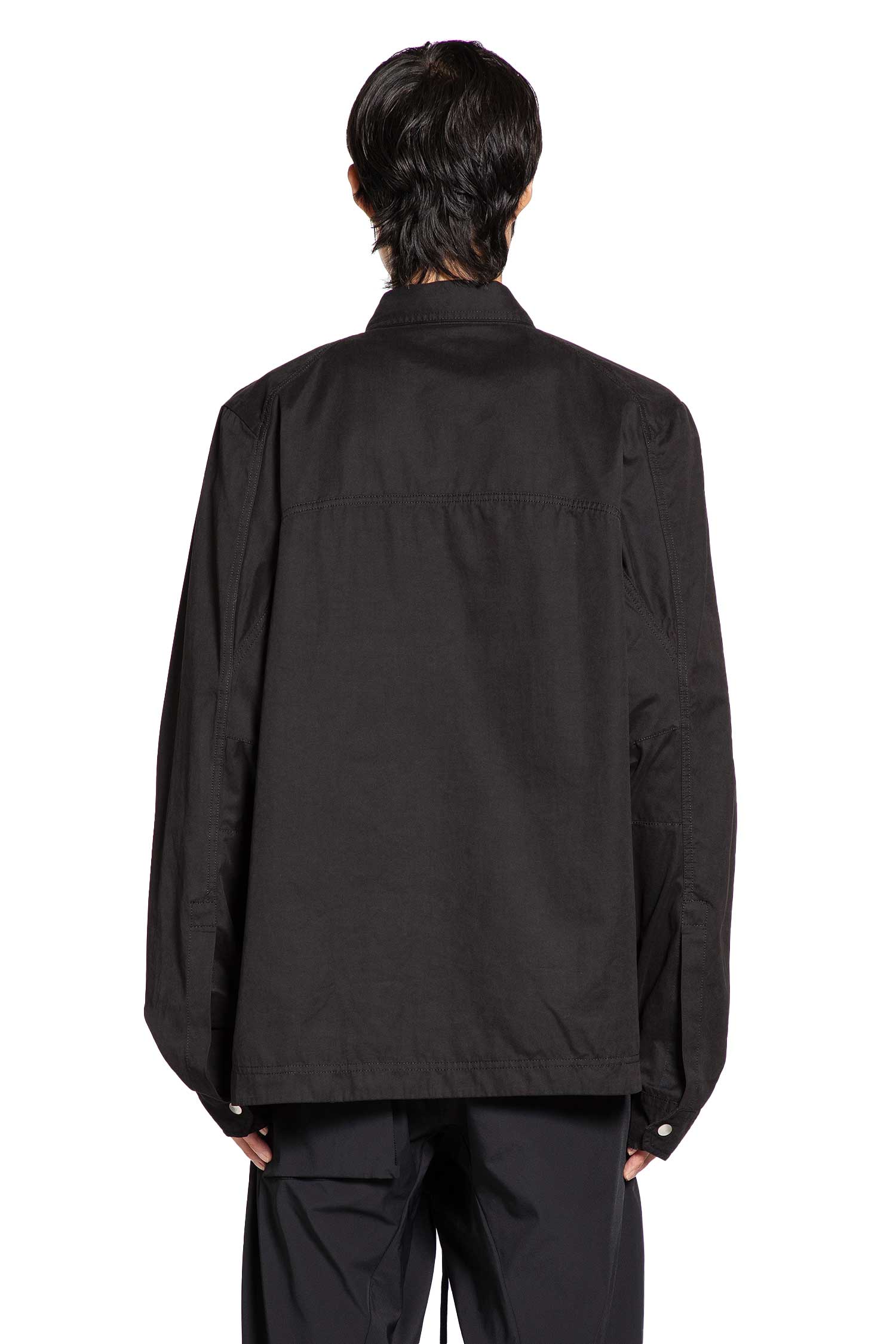 Cotton Nylon Canvas Pocket Shirt