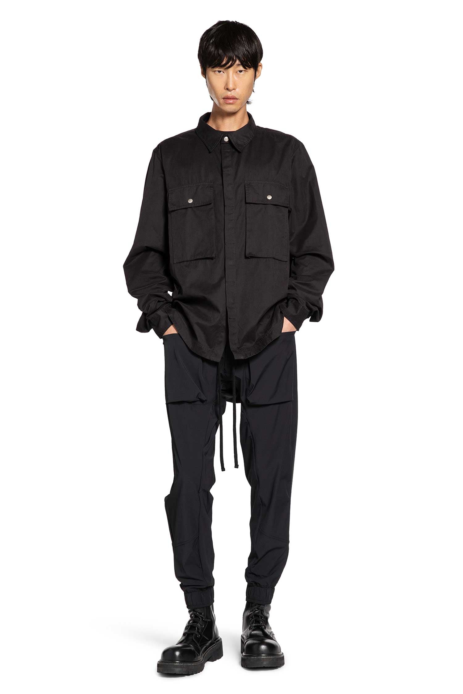 Cotton Nylon Canvas Pocket Shirt