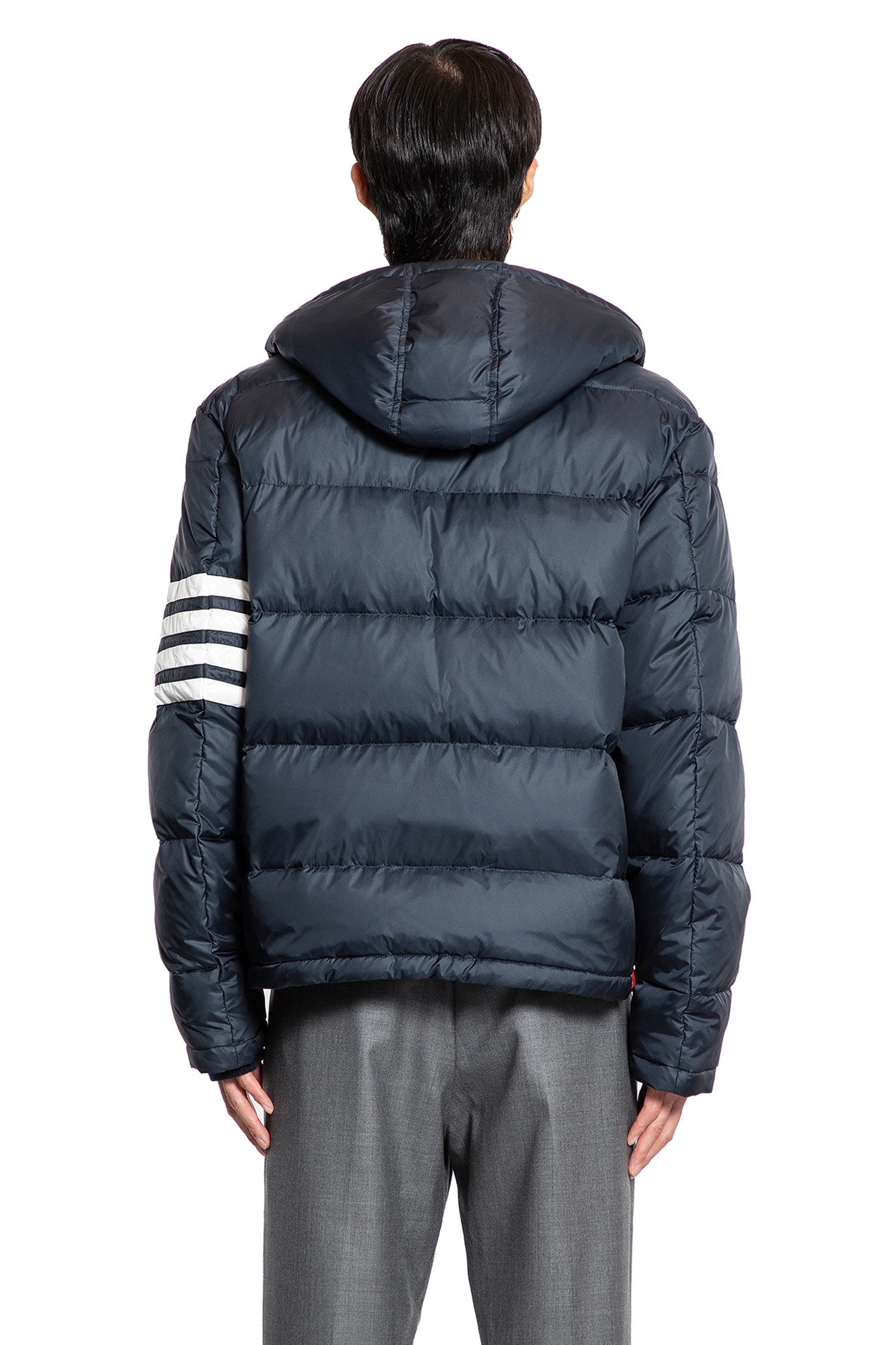 4-Bar Down Jacket in Matte Nylon