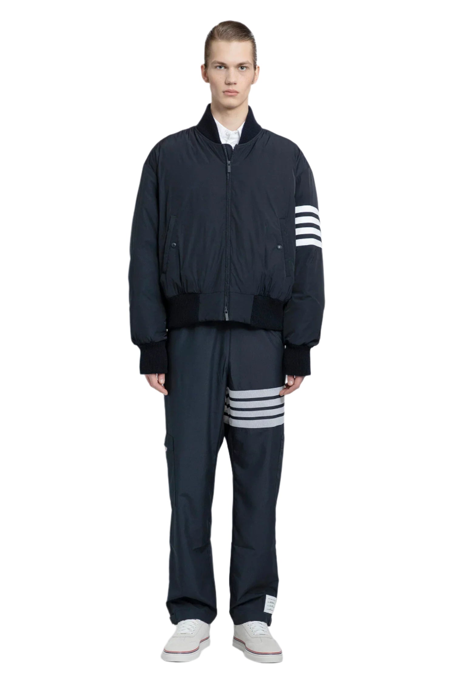 THOM BROWNE MAN BLUE JACKETS - Antonioli.eu