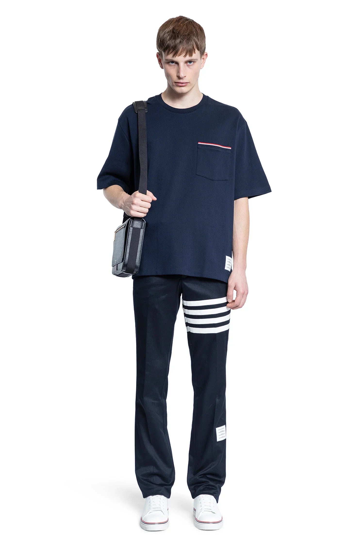 Milano Cotton Oevrsized Pocket T-Shirt - Antonioli.eu