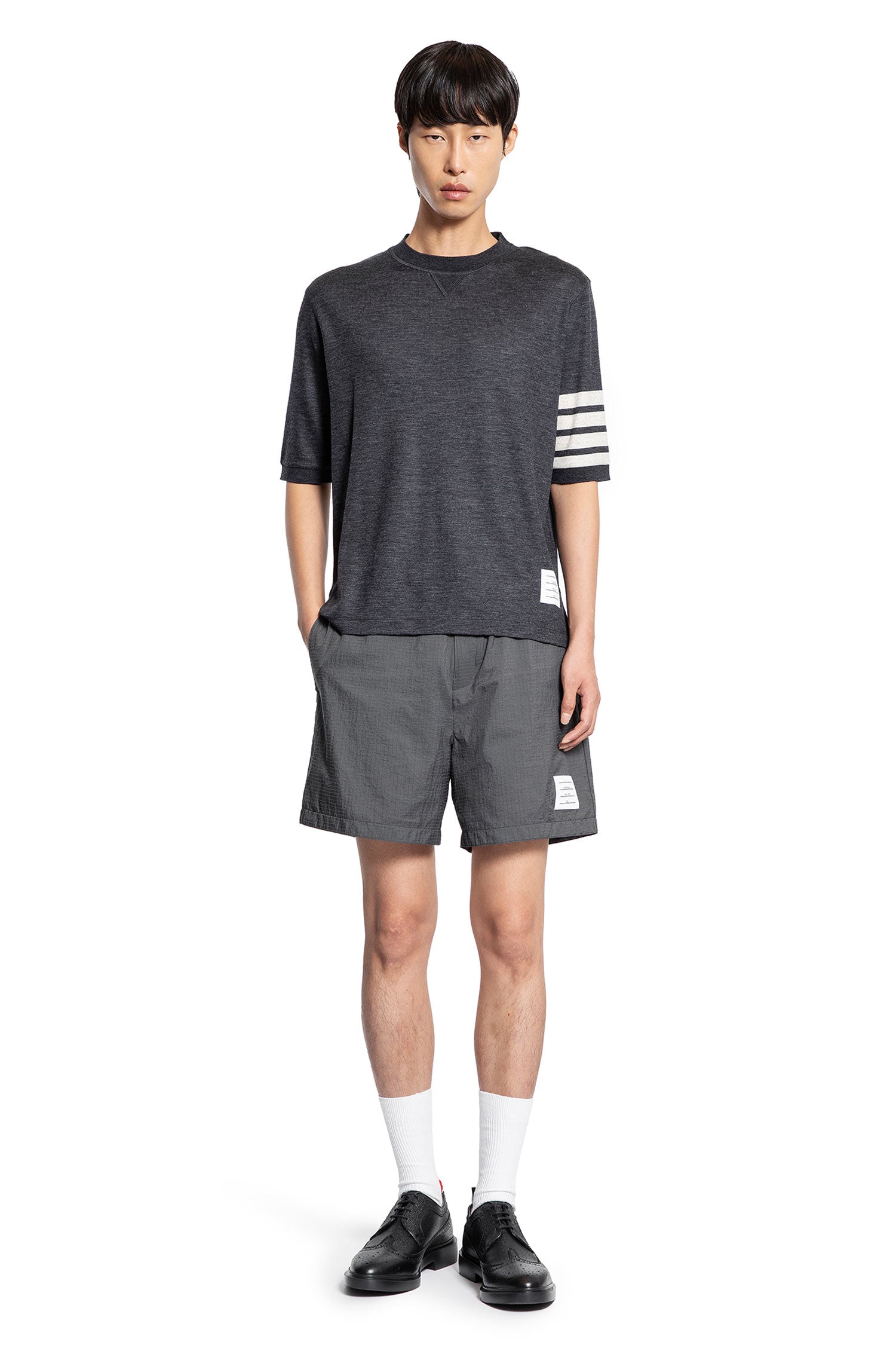 Wool Jersey 4-Bar T-Shirt - Antonioli.eu