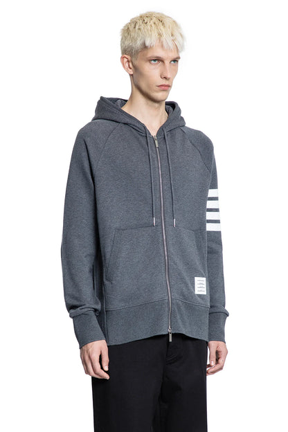 4-Bar Zip-Up Hoodie in Classic Loopback - Antonioli.eu