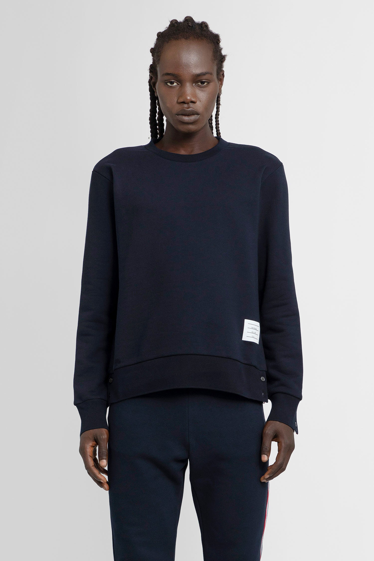 Thom browne blue discount sweatshirt