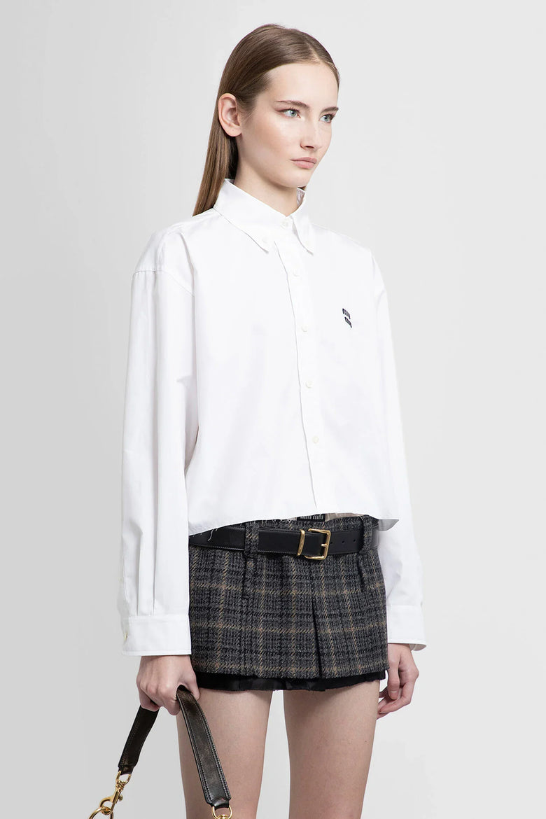 MIU MIU WOMAN WHITE SHIRTS - Antonioli.eu