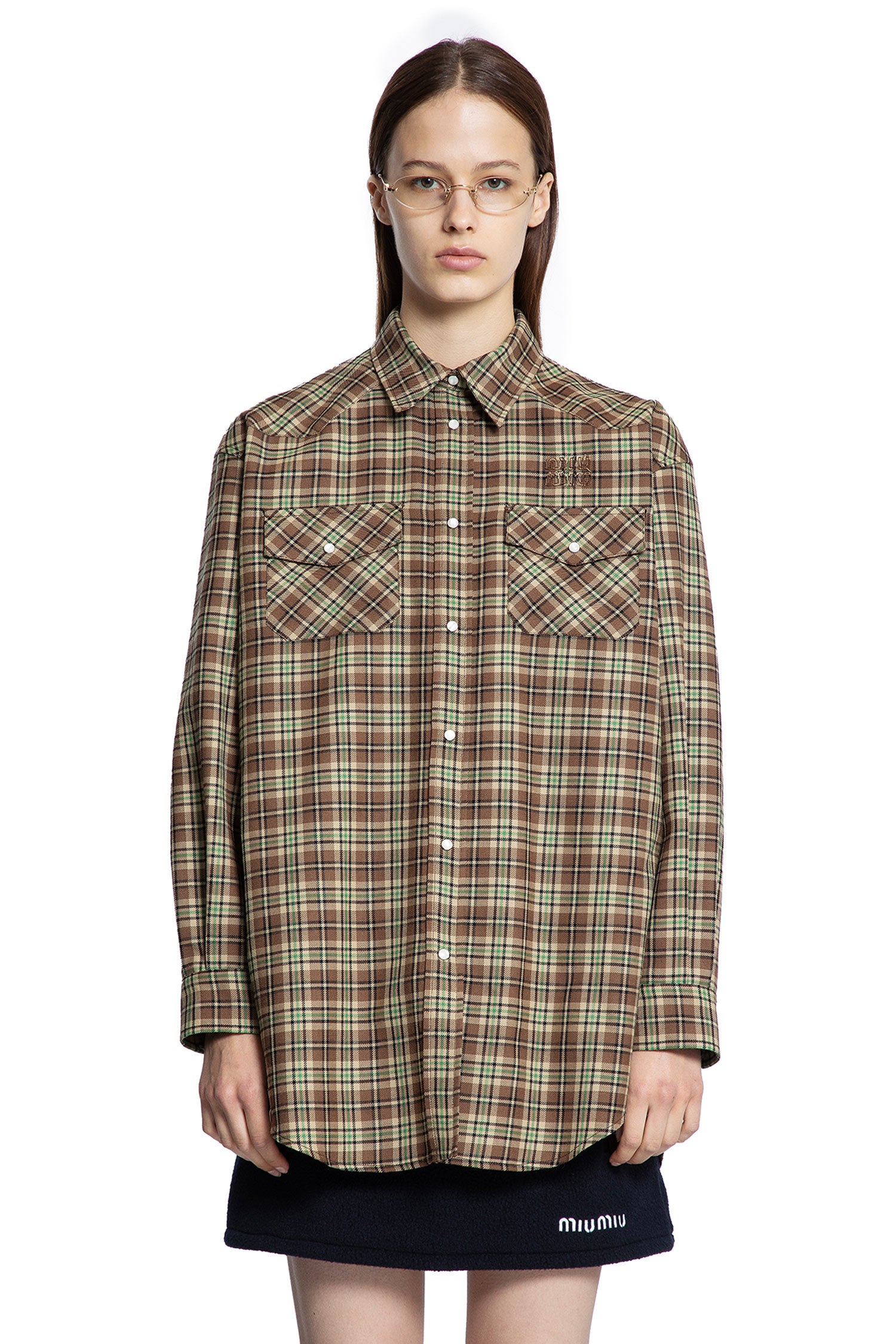 Check Wool Shirt - Antonioli.eu