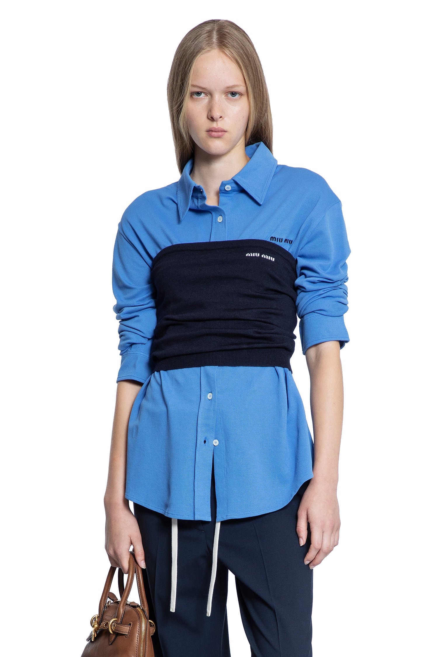 Cotton Piqué Shirt - Antonioli.eu