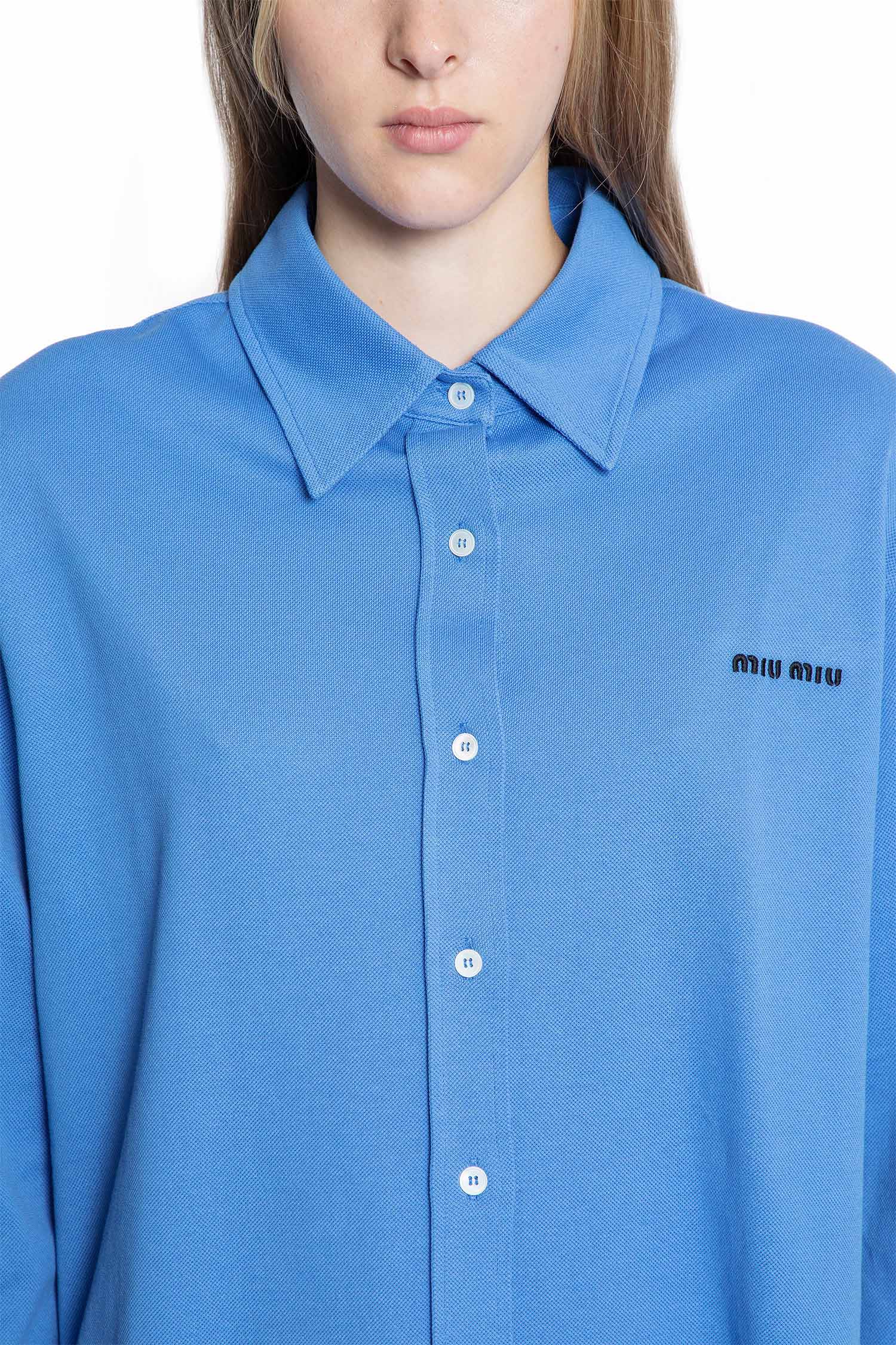 Cotton Piqué Shirt - Antonioli.eu